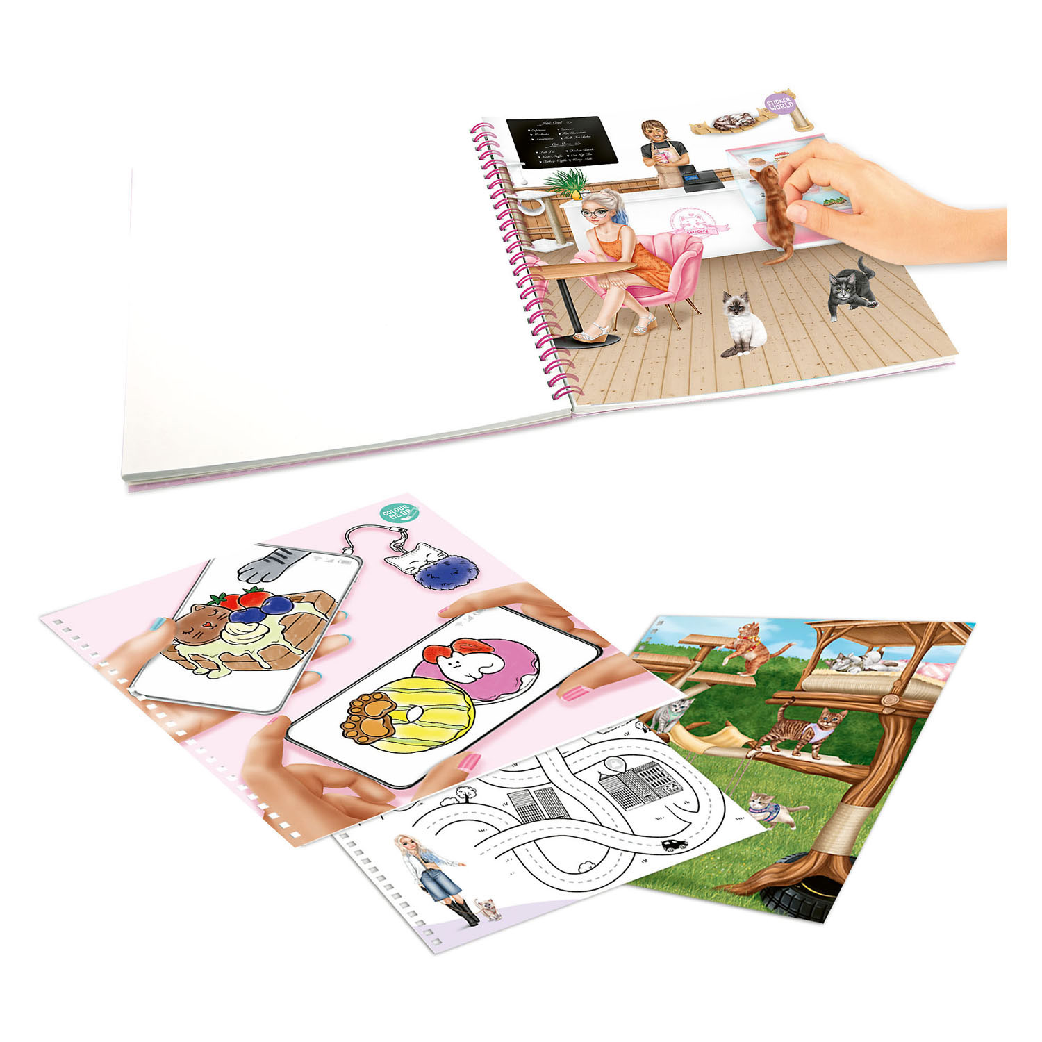 TOPModel Create your Kitty Kleurboek