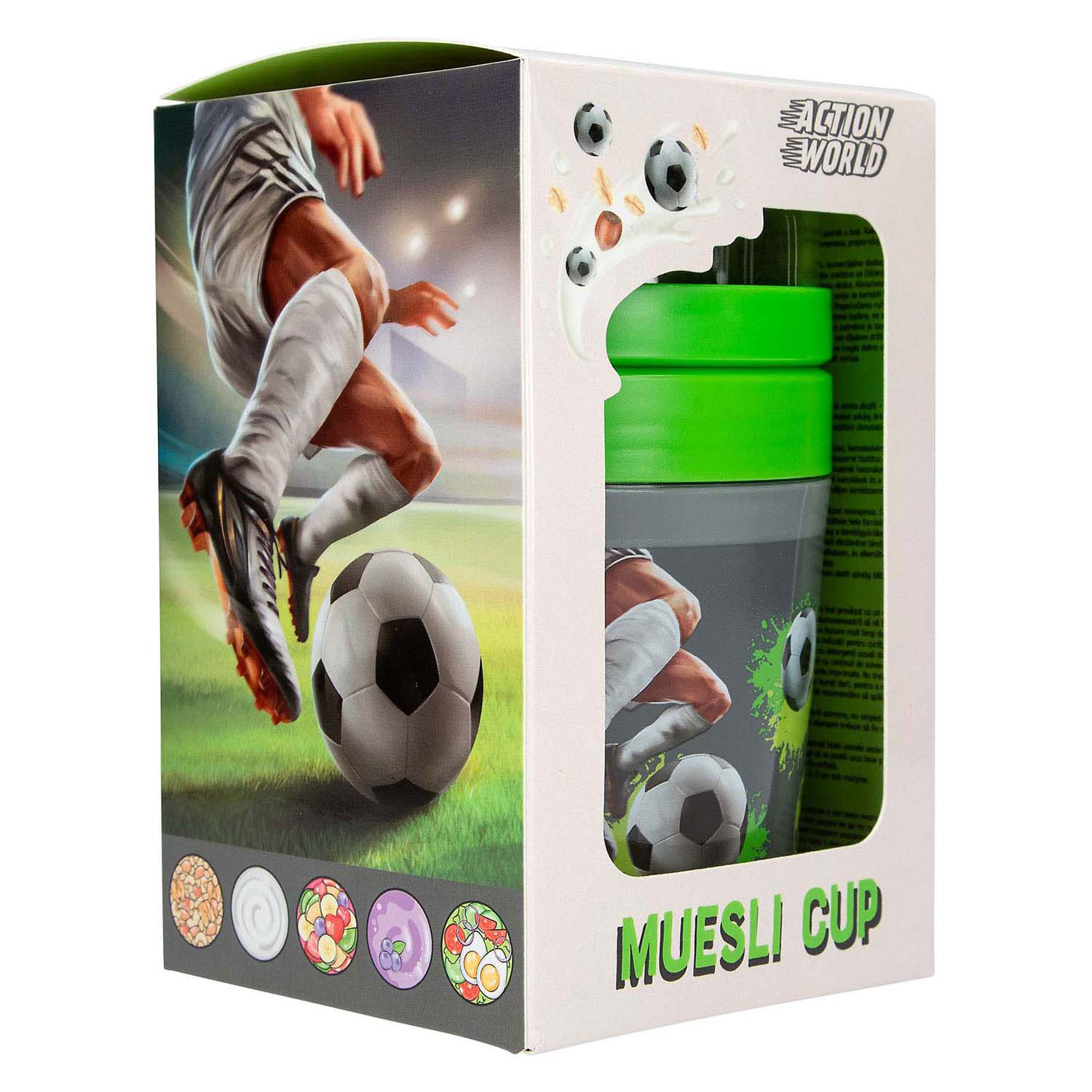 Action World Muesli Beker Voetbal