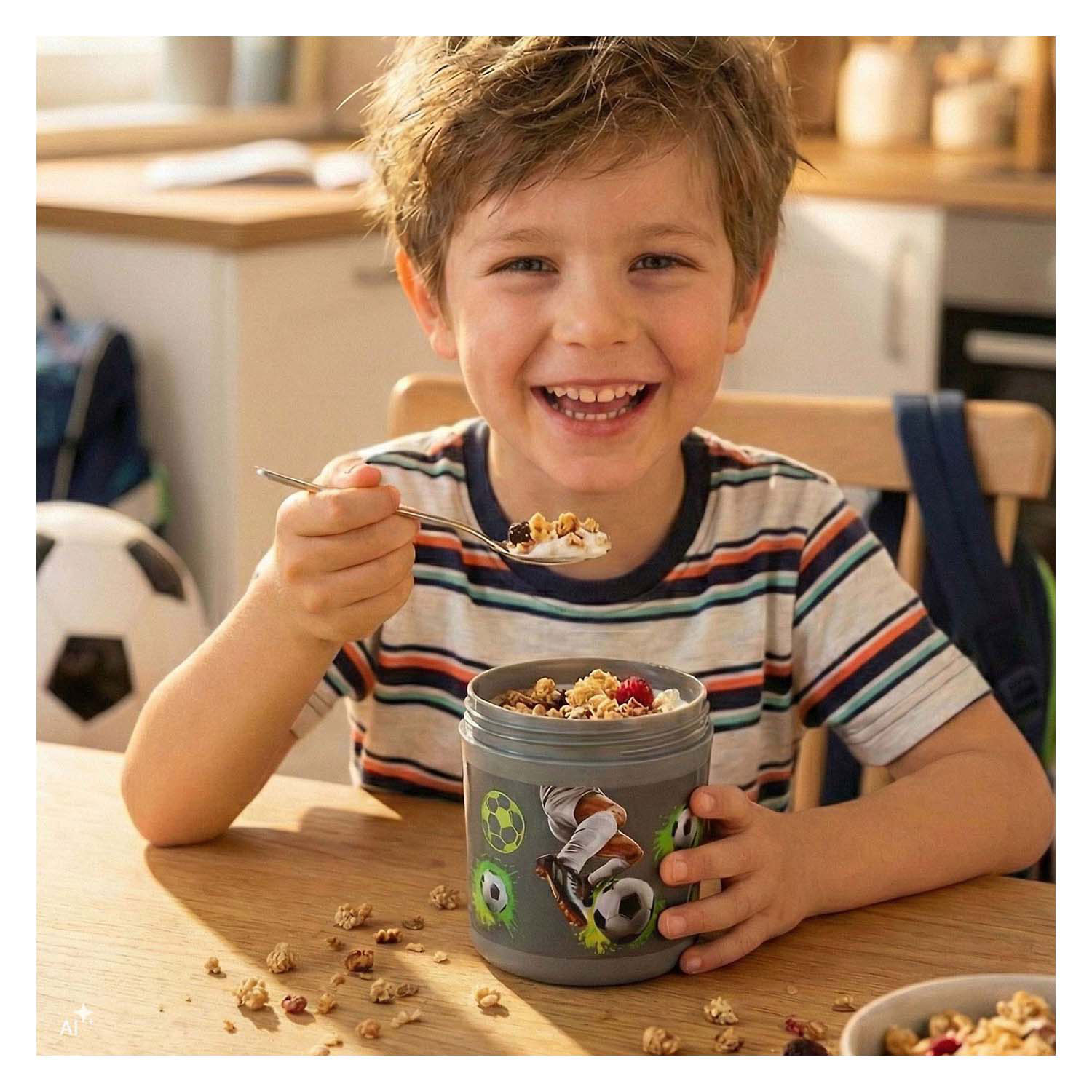 Action World Muesli Beker Voetbal