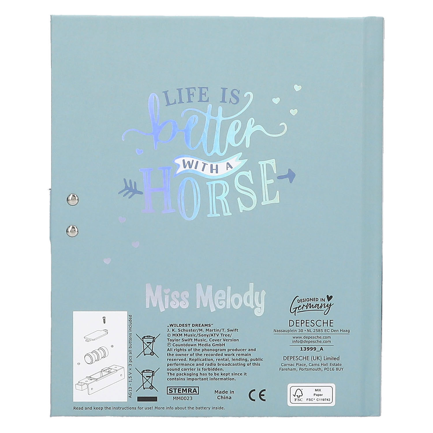 Miss Melody Dagboek met Code & Geluid