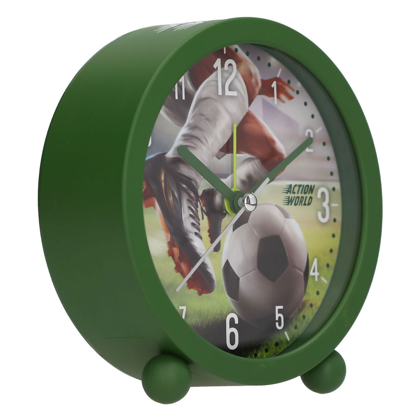 Réveil Action World vert football