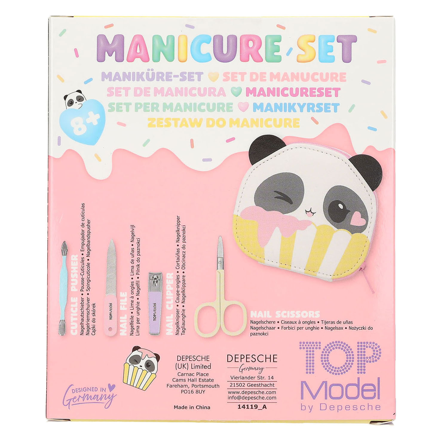 Ensemble de manucure TOPModel Candy Glam