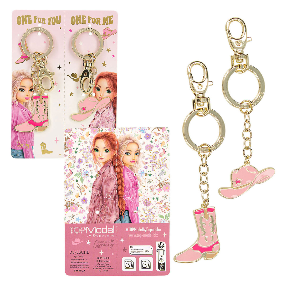 TOPModel BFF Sleutelhanger COWGIRL