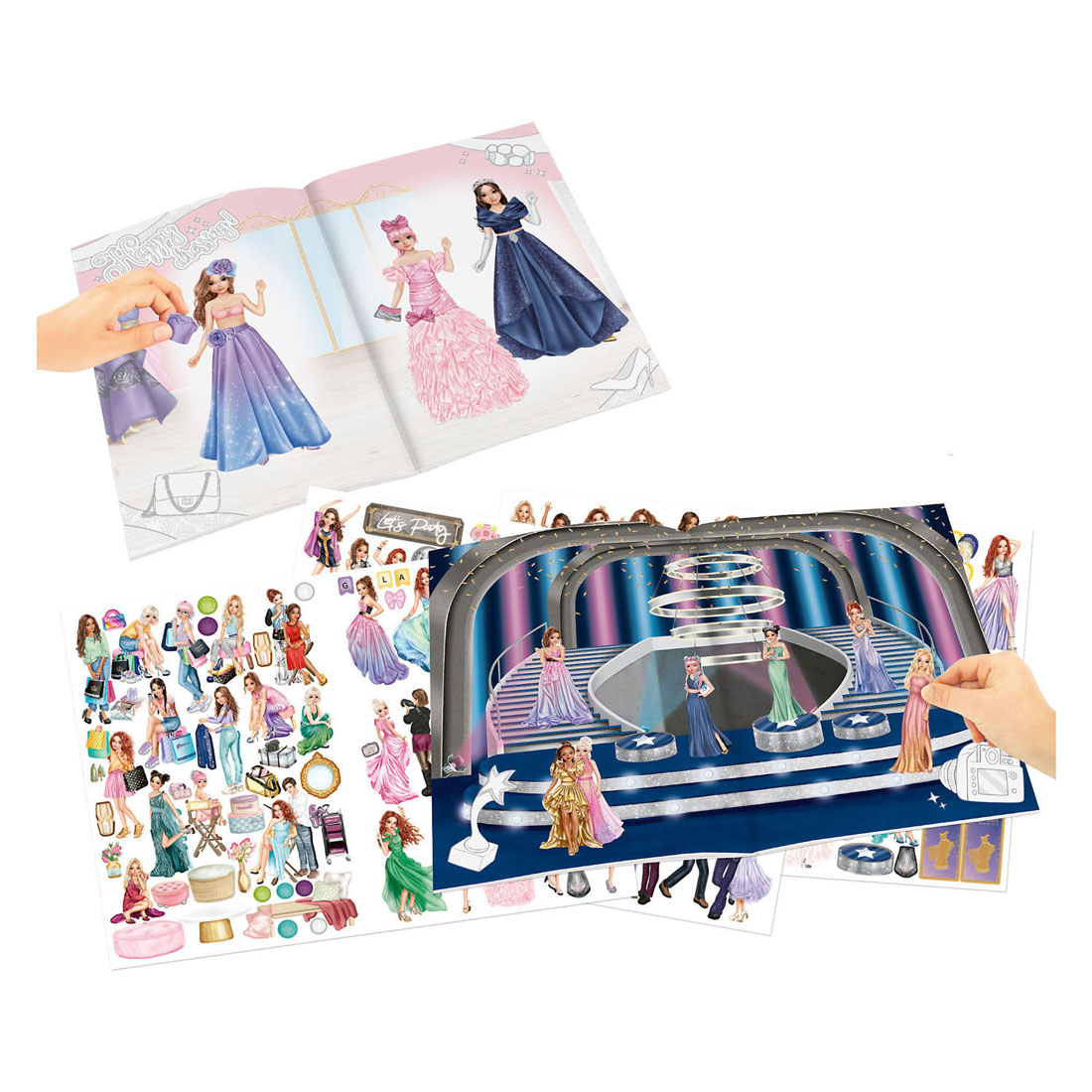 TOPModel Glamour Stickerworld Stickerbuch