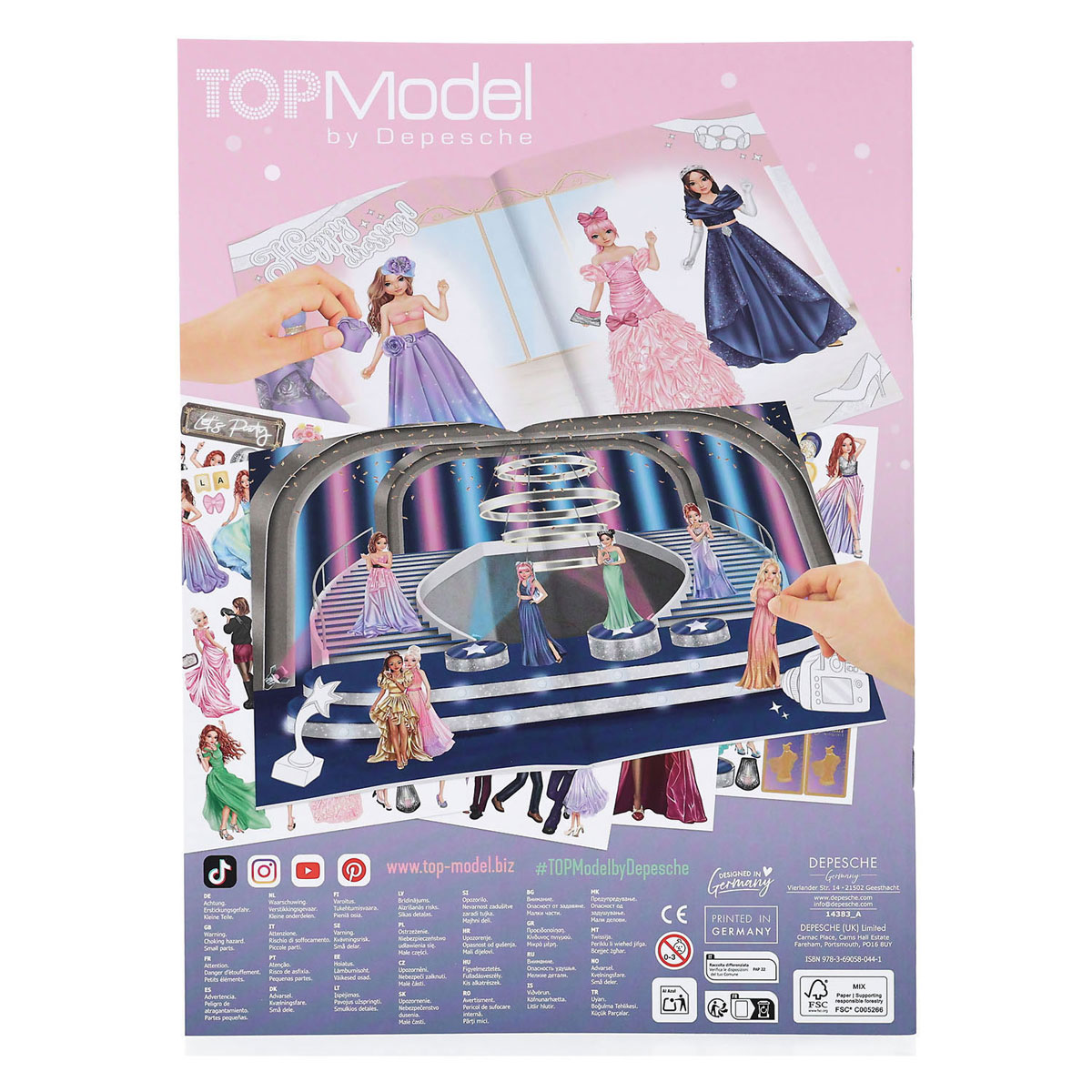 TOPModel Glamour Stickerworld Stickerbuch