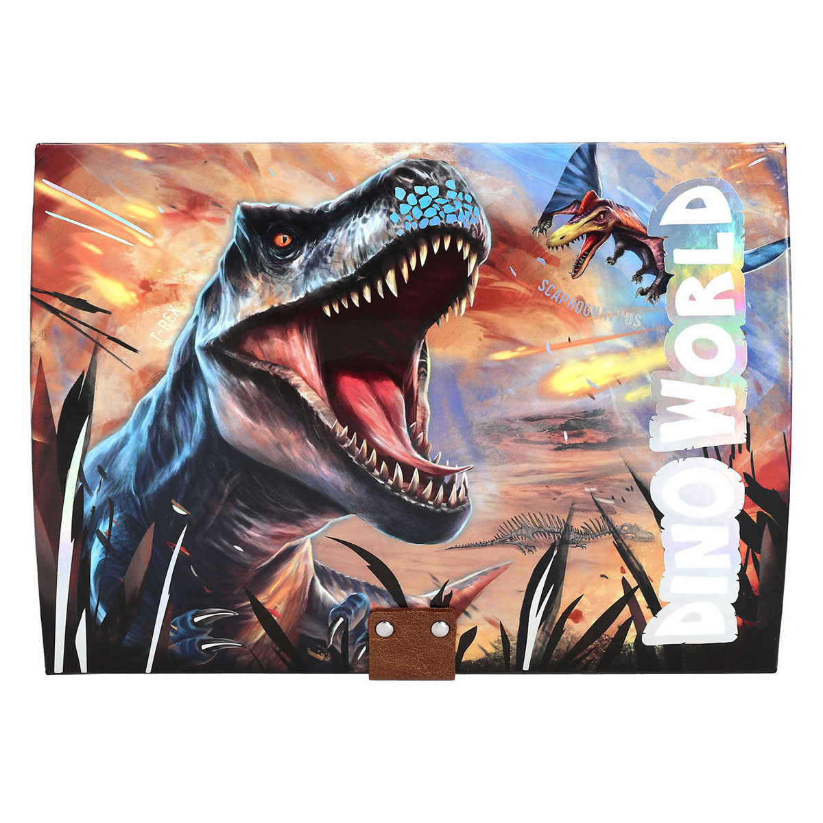 Dino World Schatkist met Code, Geluid en Licht