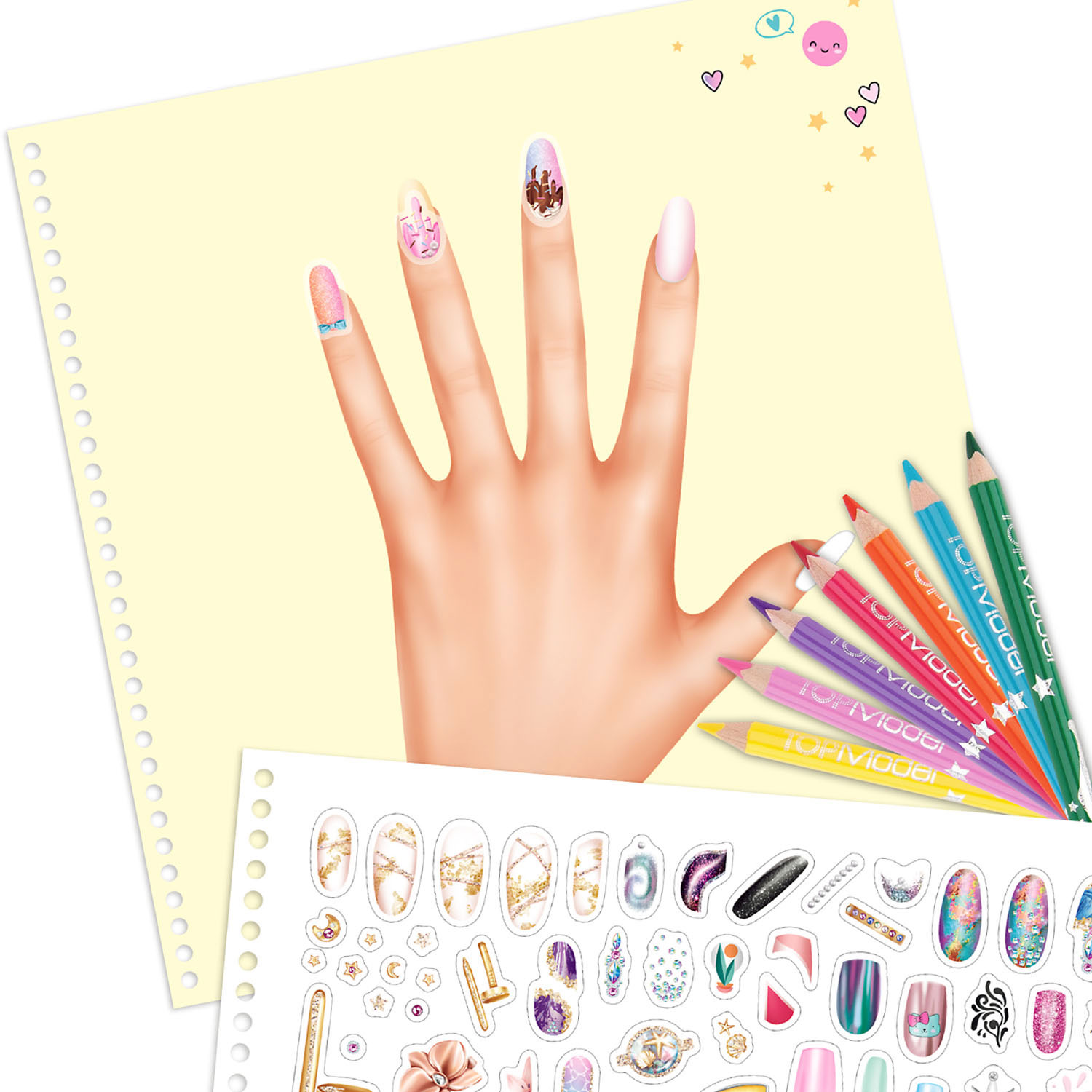 TOPModel Create Your Hand Design Kleurboek