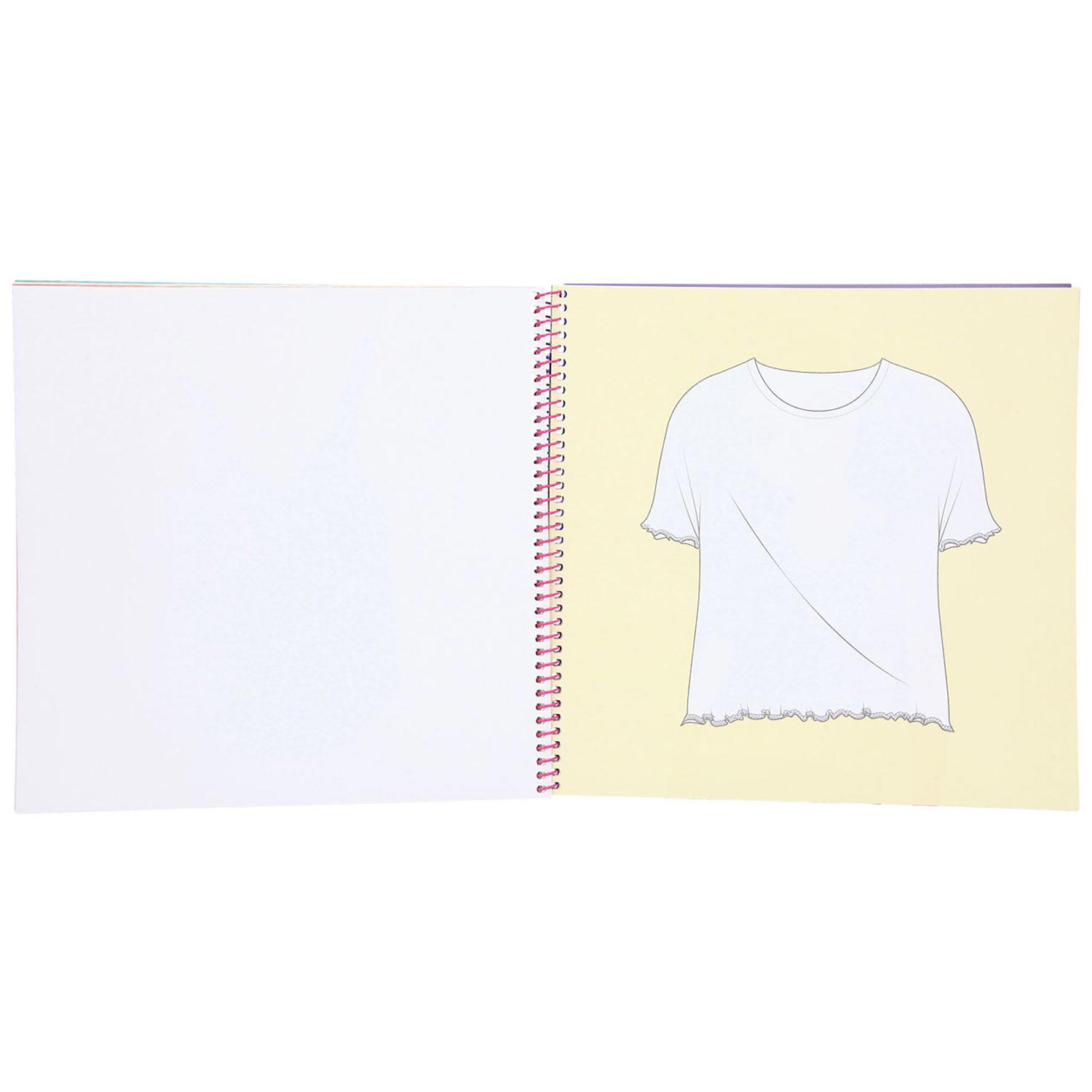 TOPModel T-shirt Designer Kleurboek