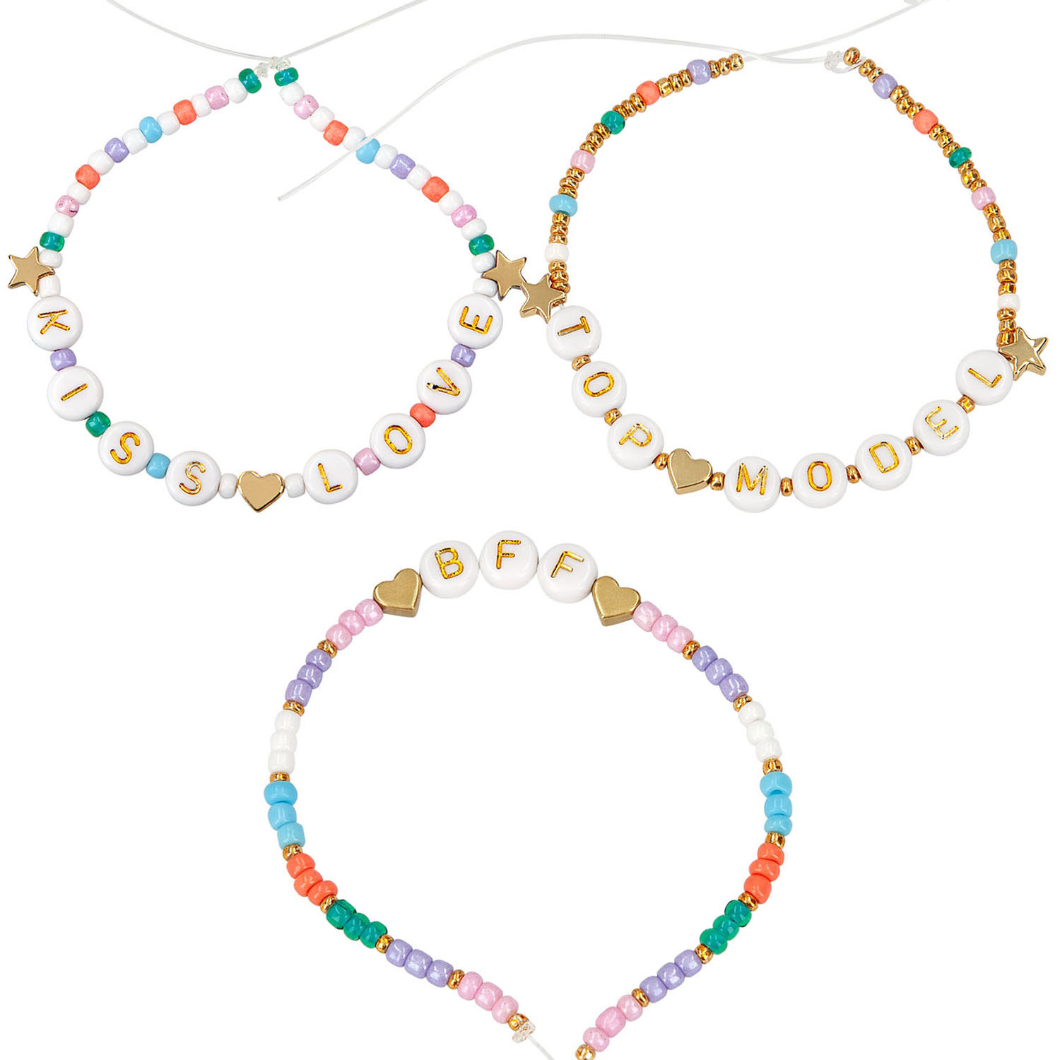 Bracelets avec ensemble de perles TOPModel