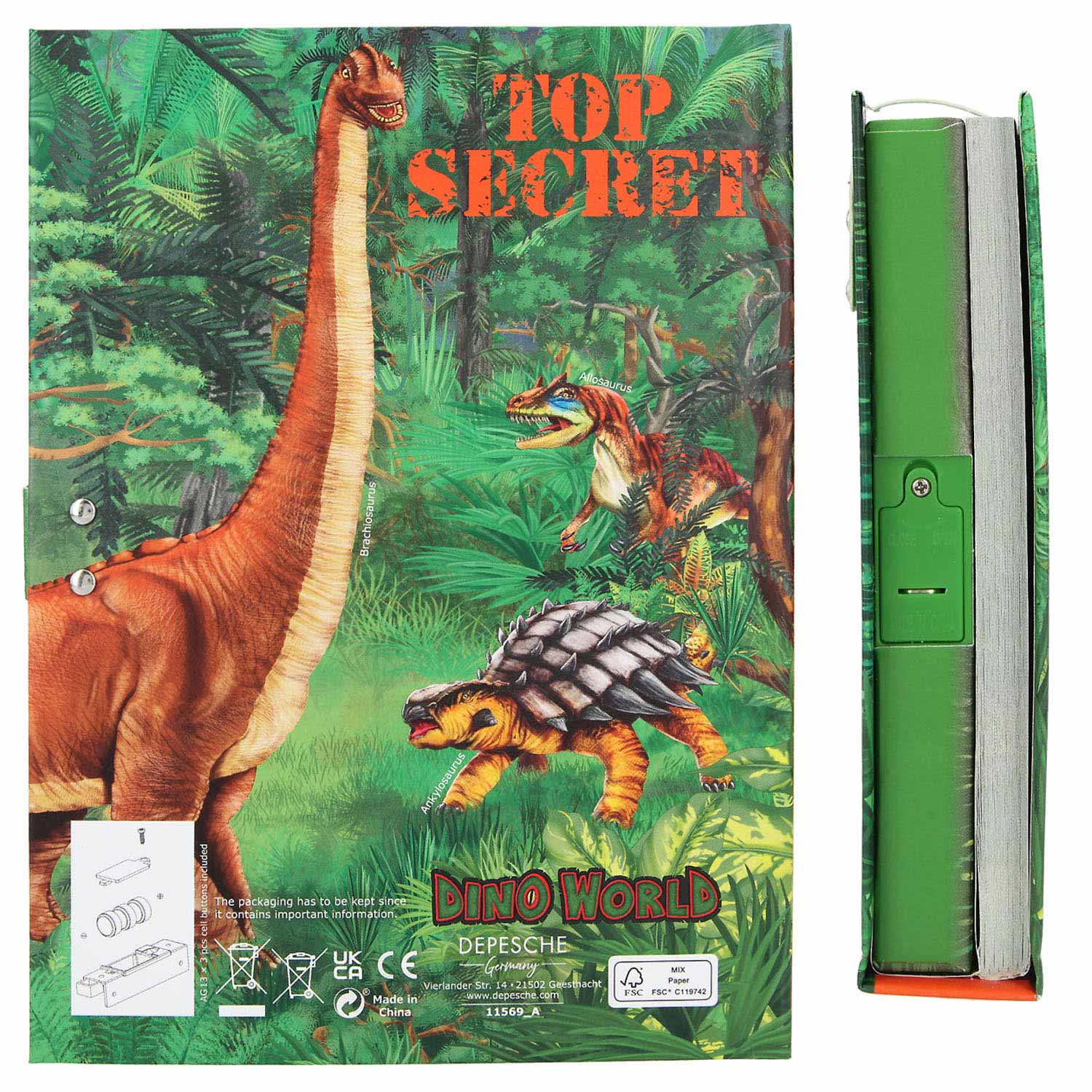 Dino World Dagboek met Geheime Code