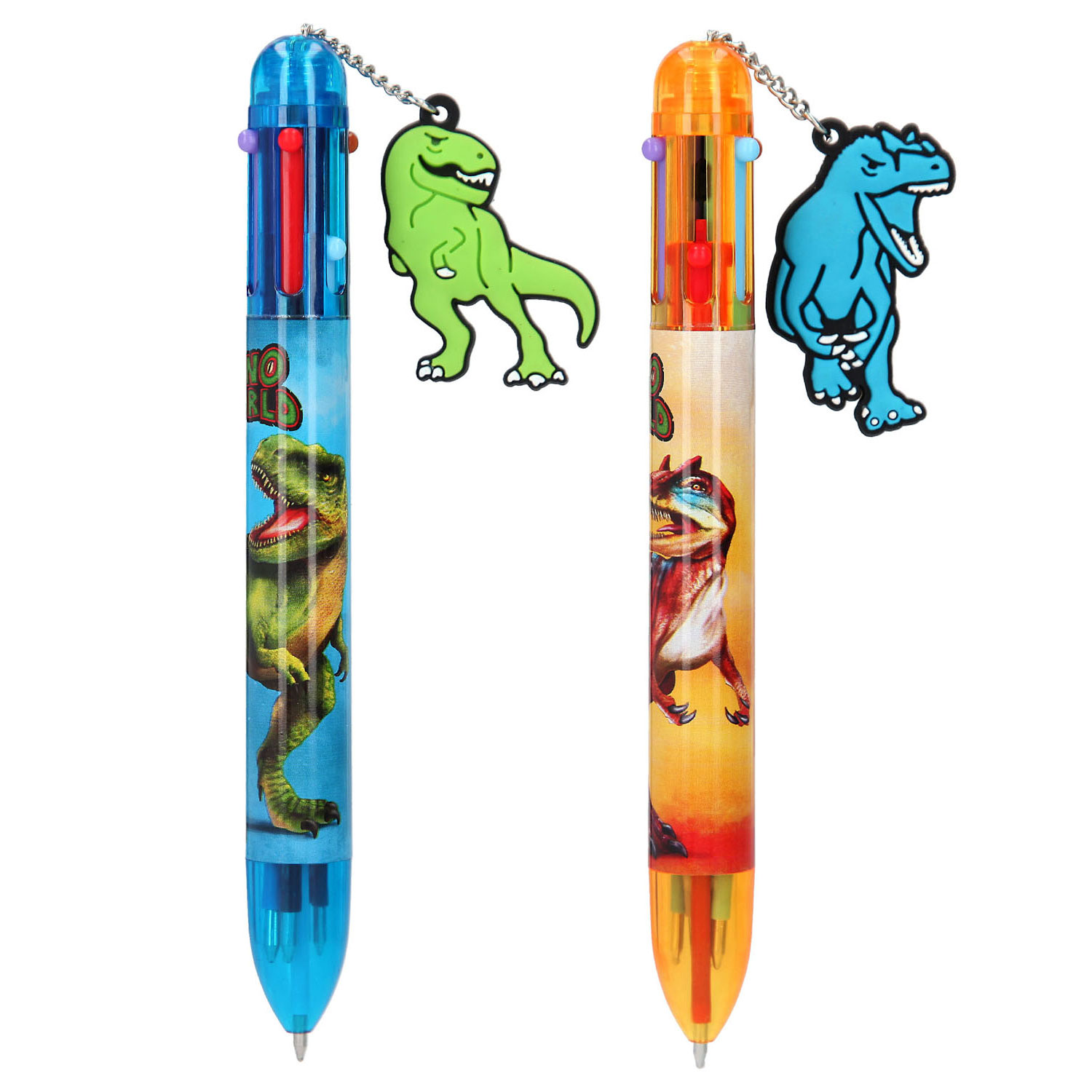 Stylo 6 couleurs Dino World