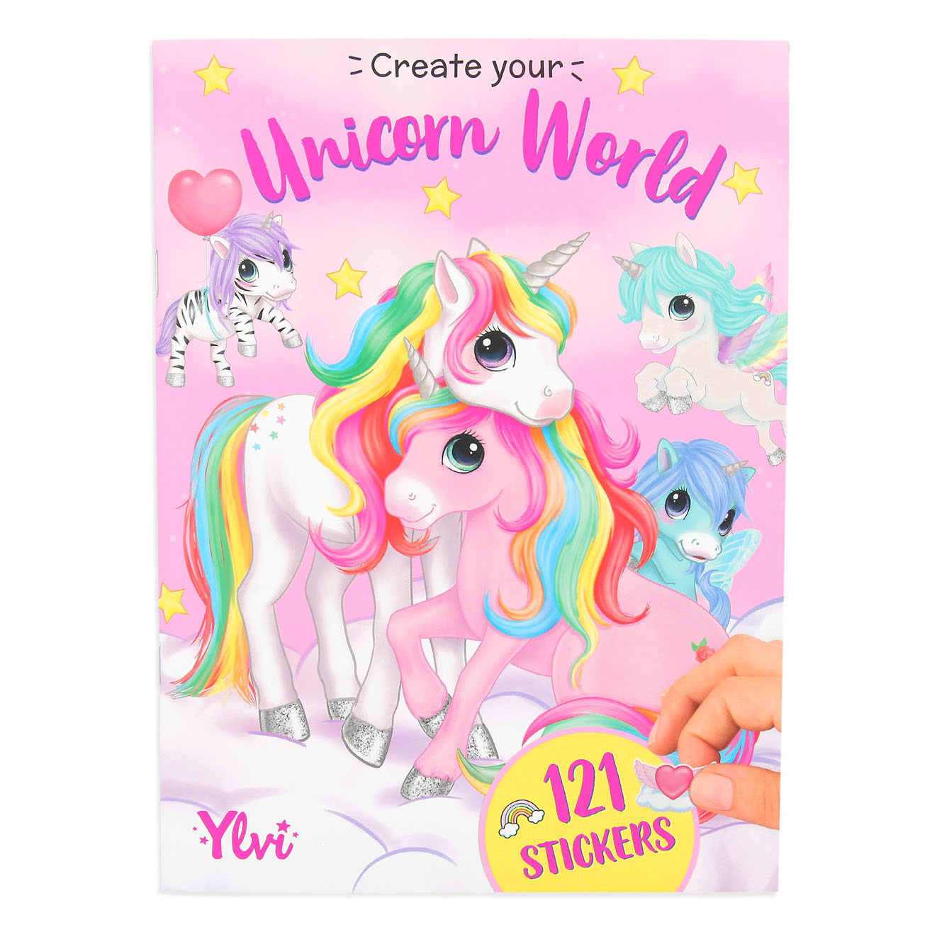 Ylvi & the Minimoomis Create your Unicorn Stickerboek