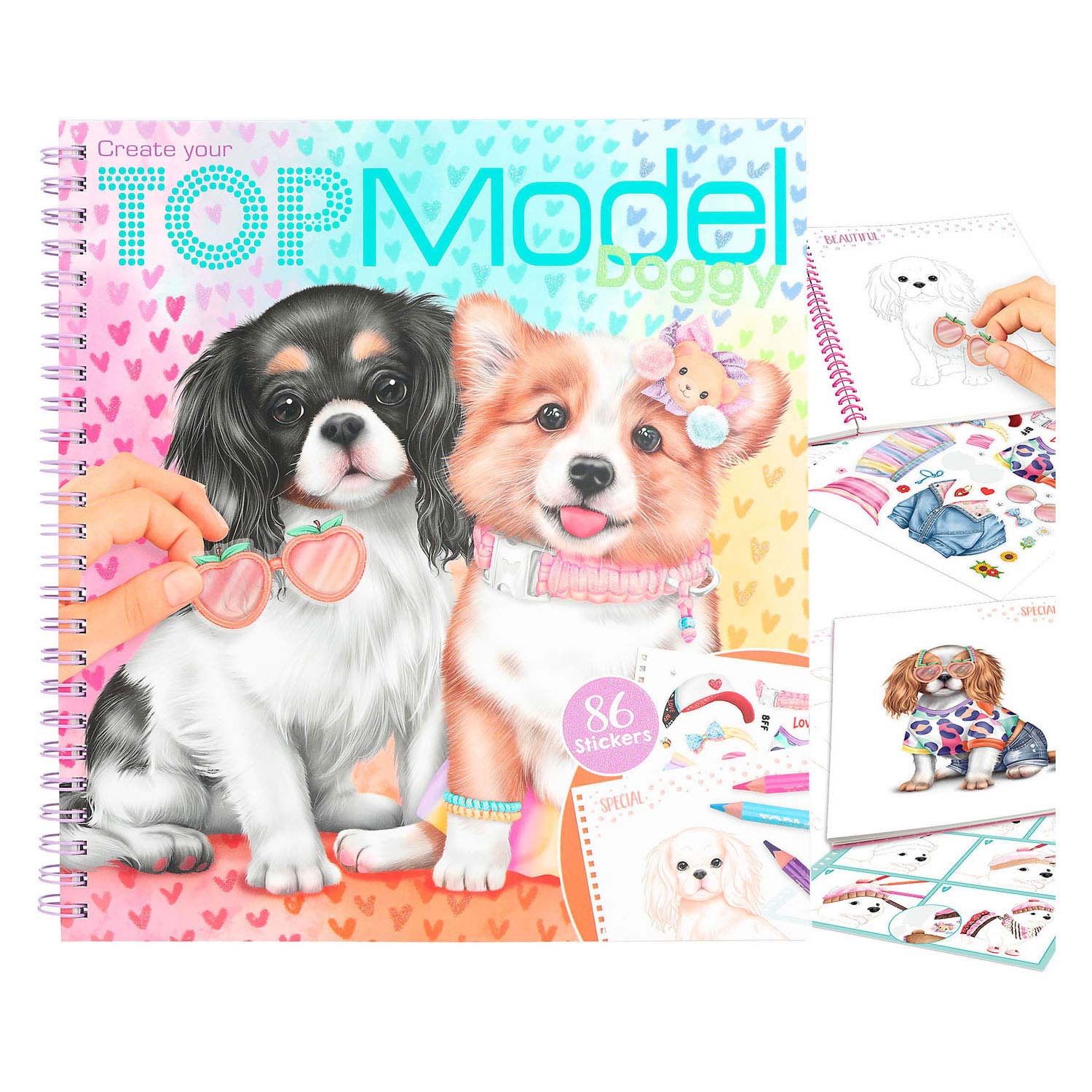 Erstellen Sie Ihr TOPModel Doggy-Malbuch