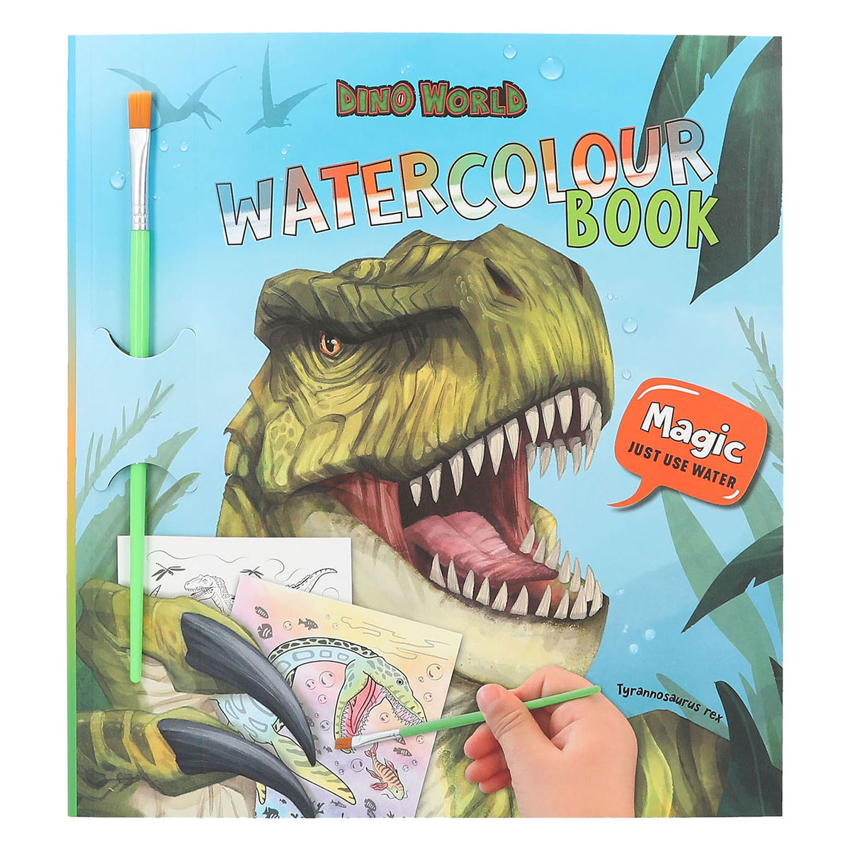 Dino World Aquarellbuch