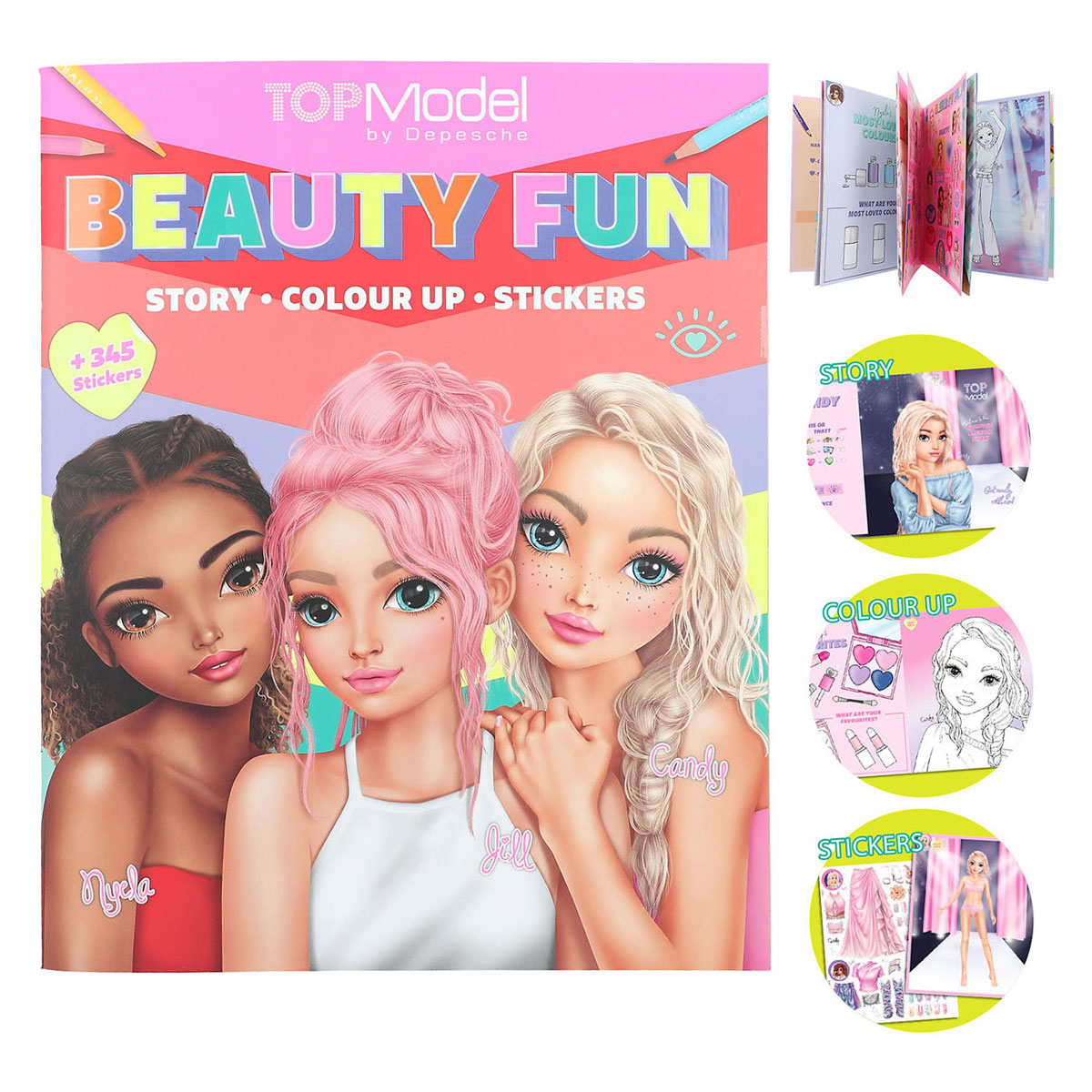 TOPModel Kleurboek Beauty Fun