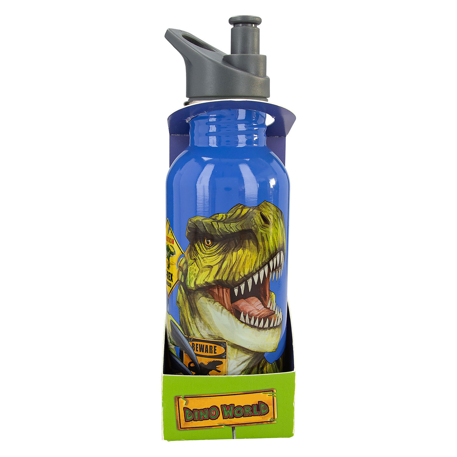 Dino World Trinkflasche Blau