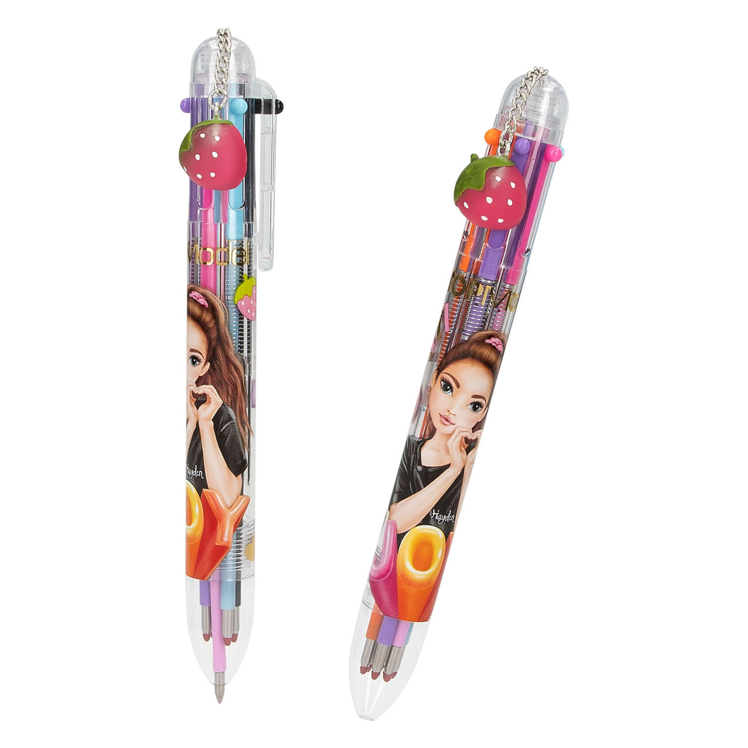 Stylo gel TOPModel avec 6 couleurs