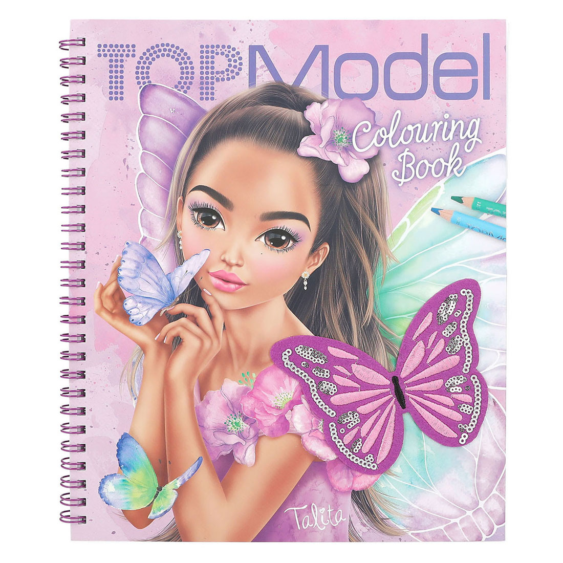 TOPModel Kleurboek met Pailletten Fairy Love