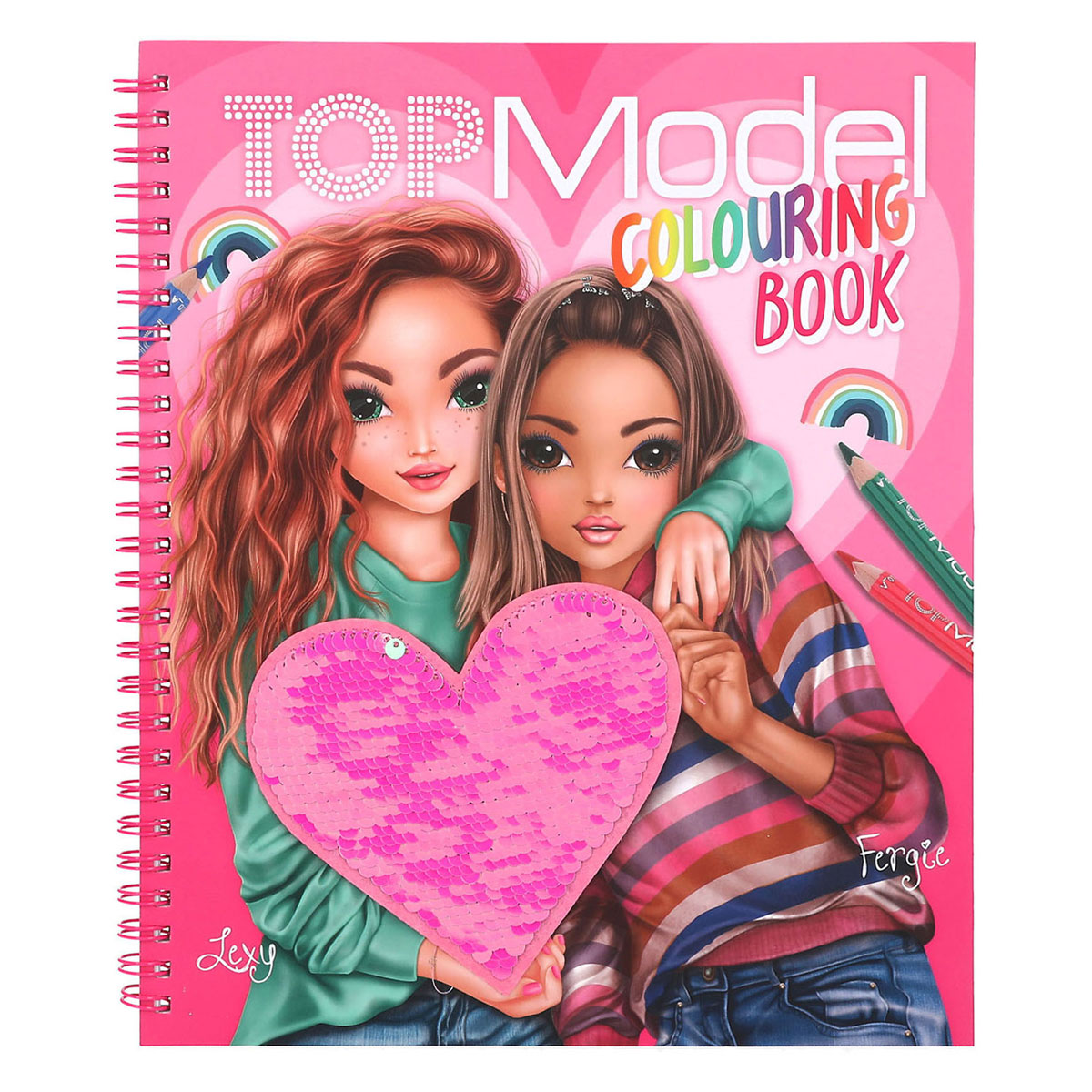 TOPModel Kleurboek met Pailletten