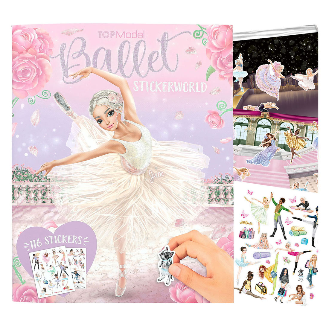 TOPModel Stickerworld Livre d'autocollants Ballet