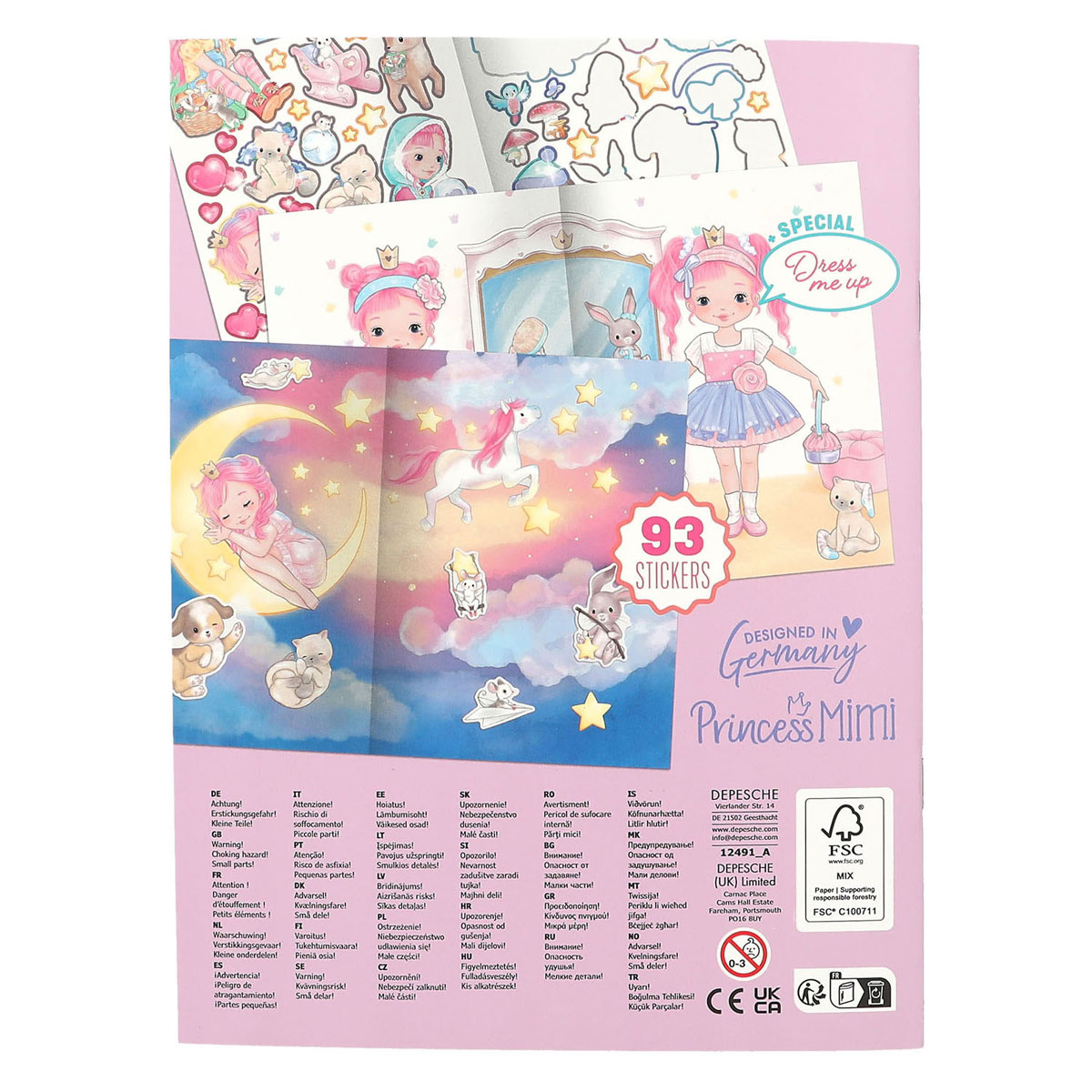 Prinzessin Mimi Puffy Stickerbuch