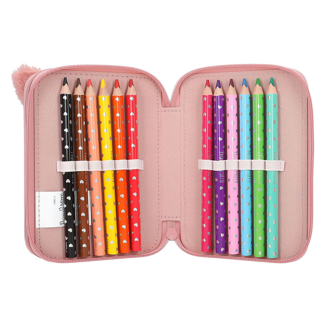 Trousse à crayons 2 poches Princess Mimi Deer Kitty Love