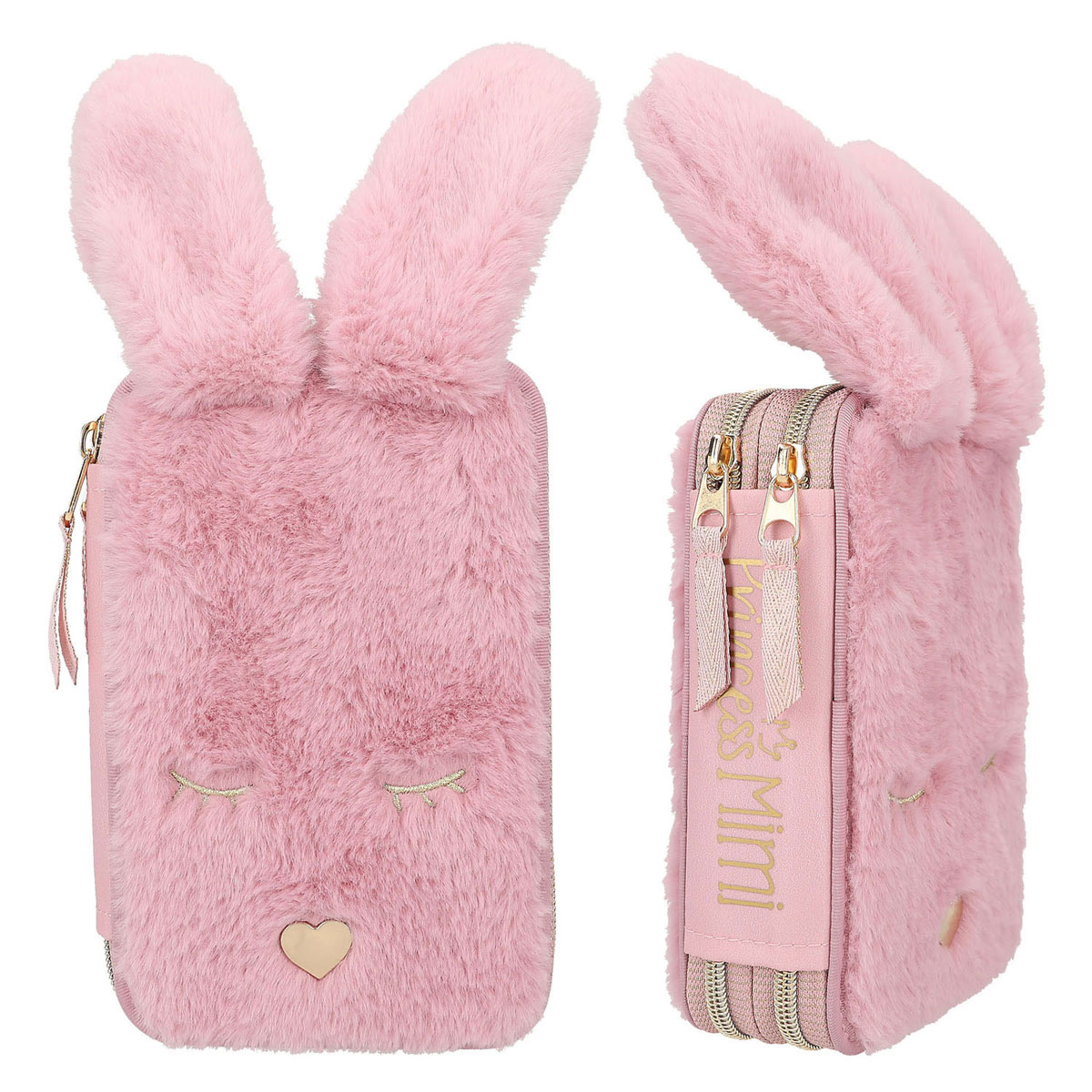 Princess Mimi Gevulde 2-Vaks Etui Fluffy