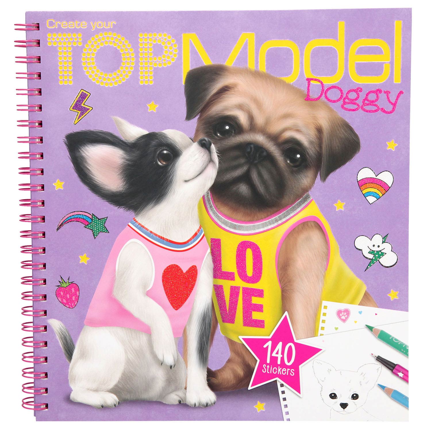 TOPModel Create your Doggy Kleur- en Tekenboek