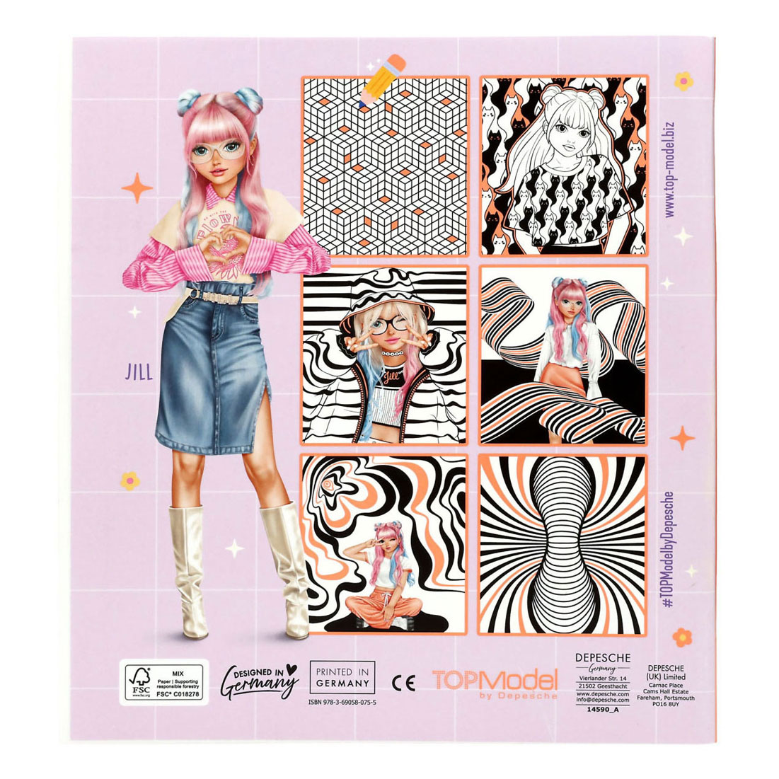 TOPModel Kleurboek Jills Magic Illusions