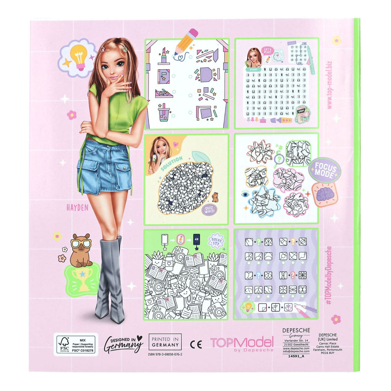 TOPModel Kleurboek Haydens Brain Games