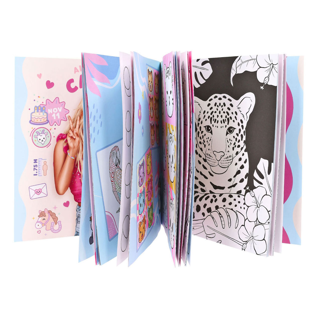 TOPModel Kleurboek Candys Animal Club