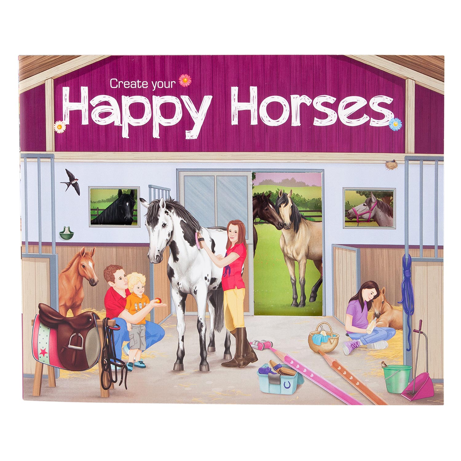 Horses Dreams Stickerboek - Create Your Happy Horses