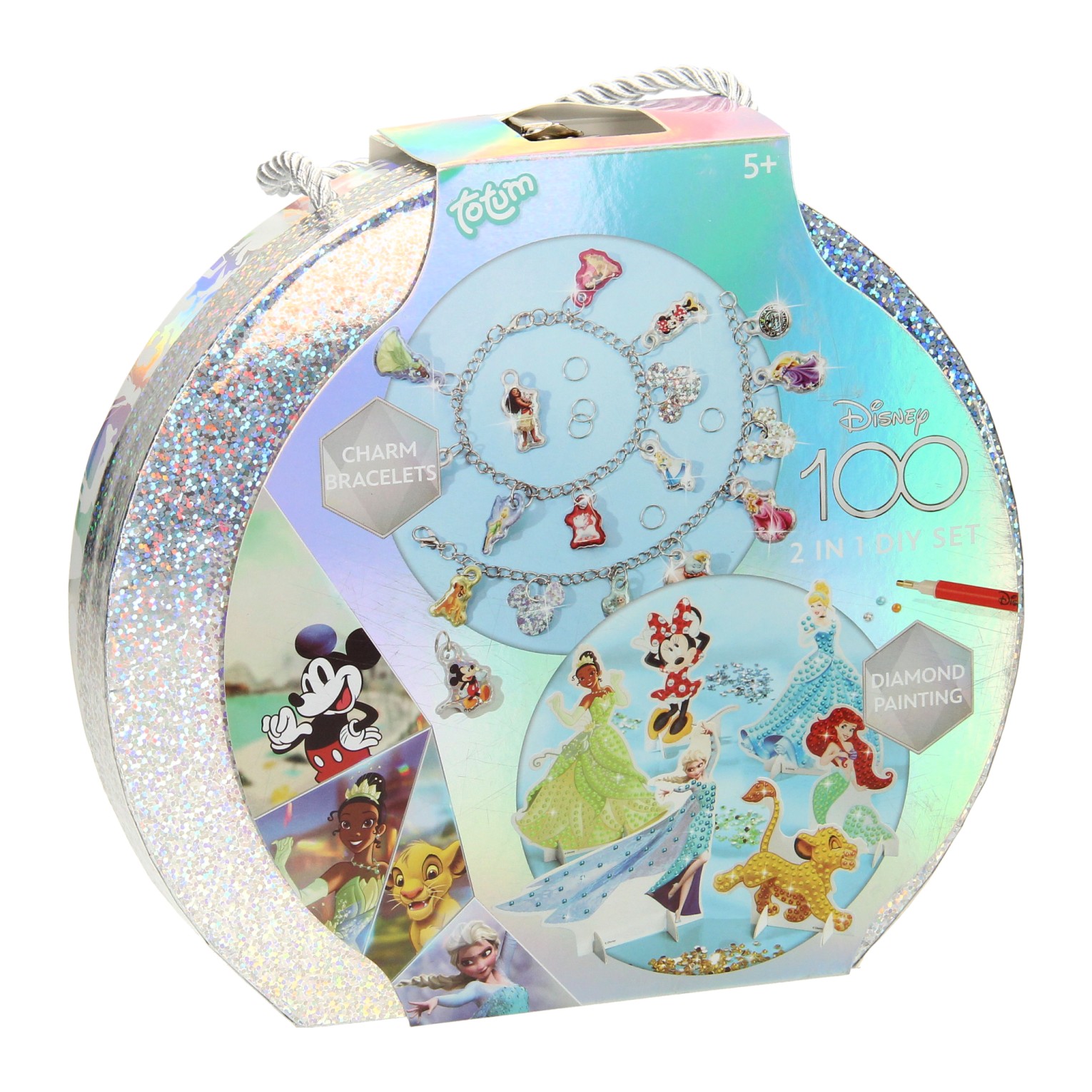 Disney 100 Craft Valise 2en1 – Fabrication de bracelets et peinture diamant