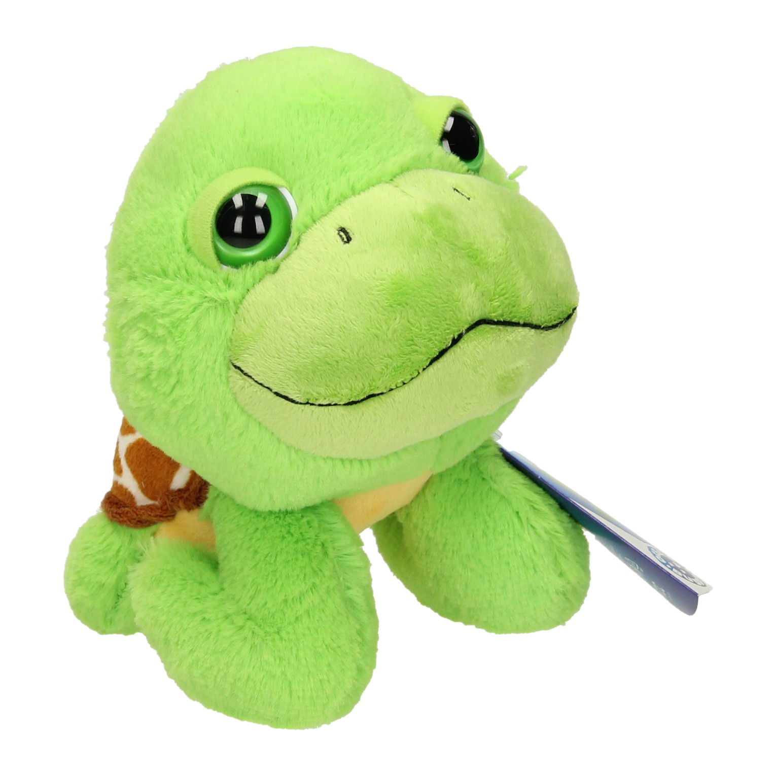 Knuffel Big Head Pluche Schildpad, 21cm