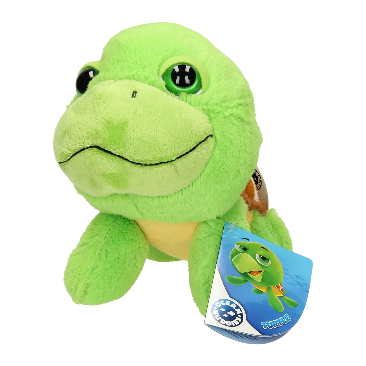 Peluche tortue en peluche à BIG tête, 21 cm