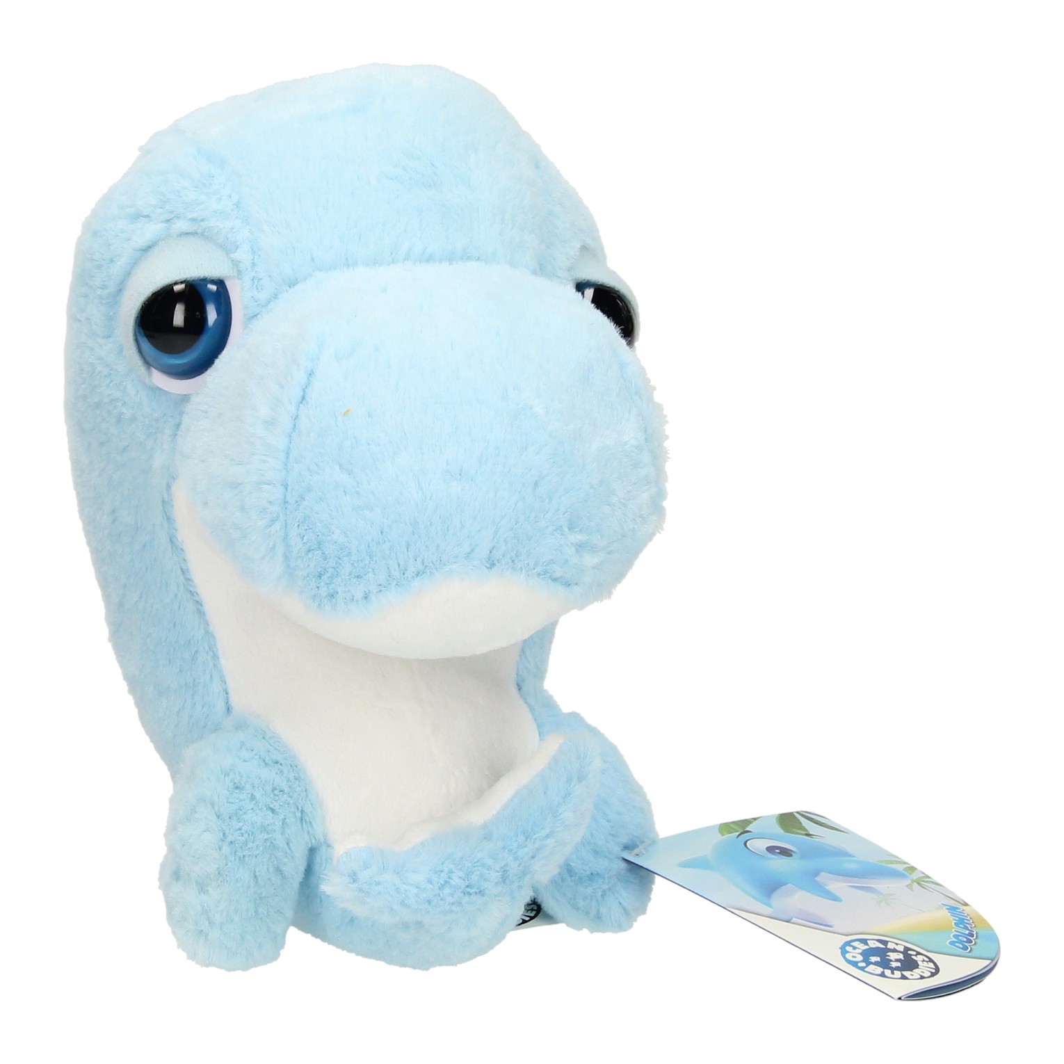 Peluche Dauphin en peluche à BIG tête, 21 cm