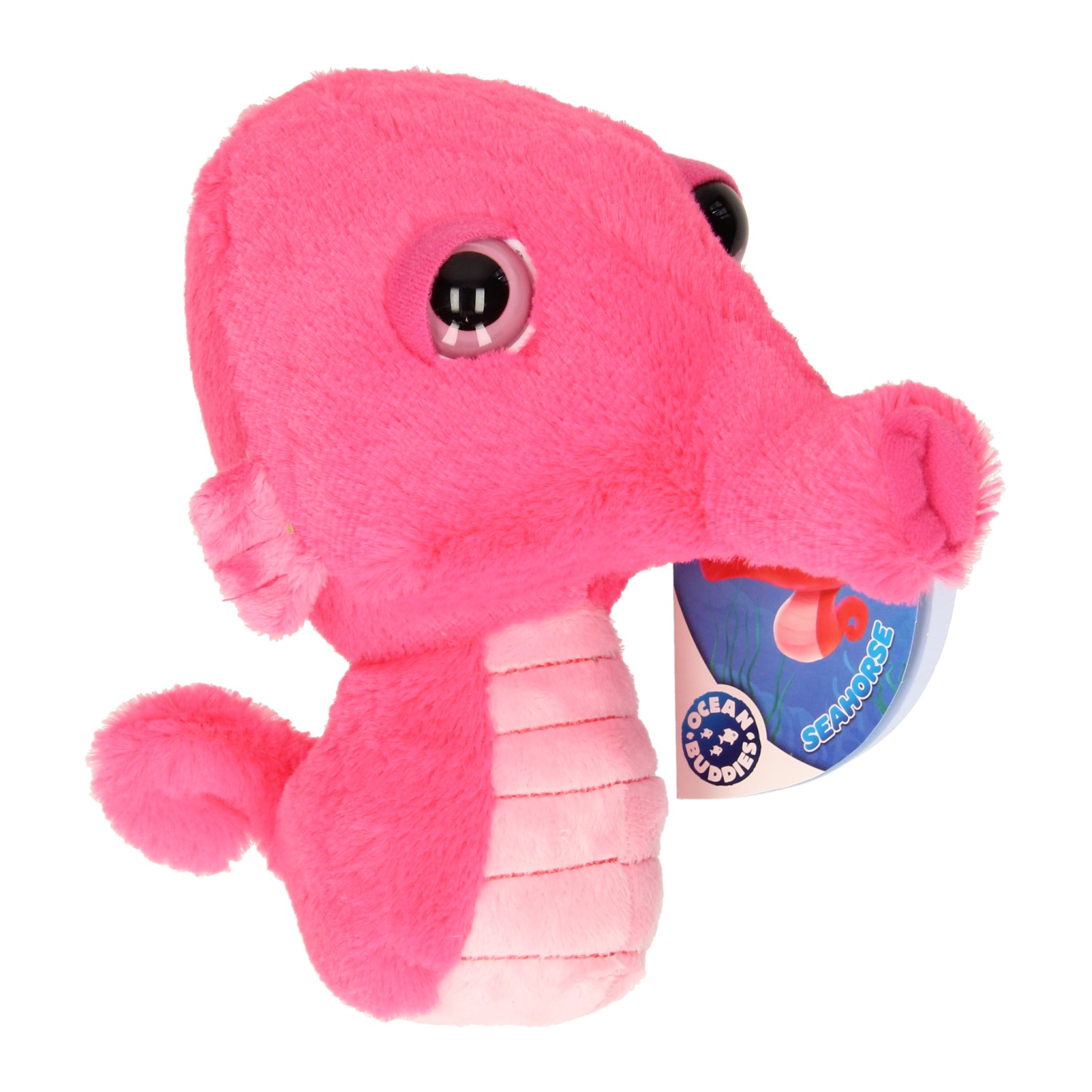 Peluche hippocampe en peluche BIG tête, 22 cm