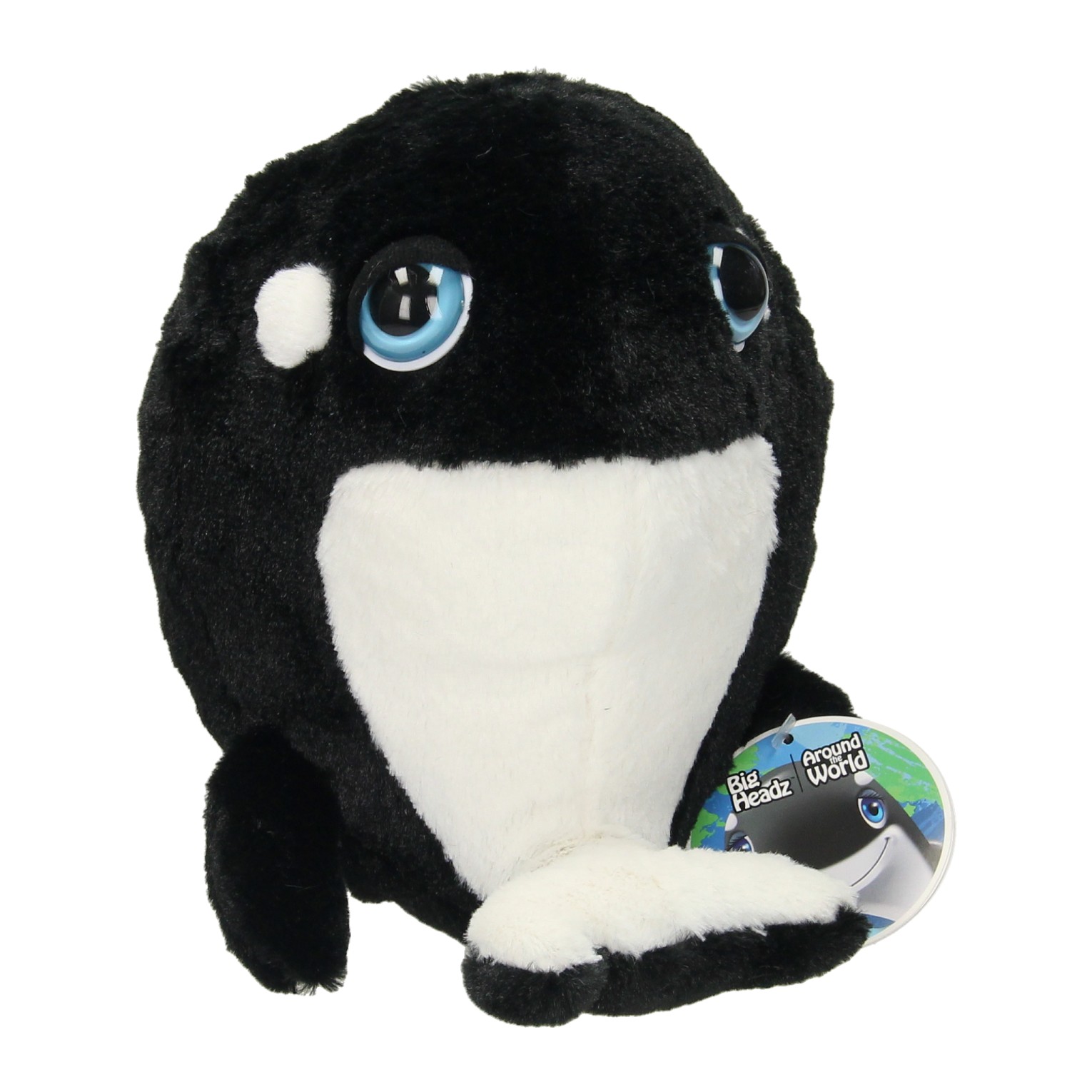 Peluche baleine à BIG tête, 21 cm