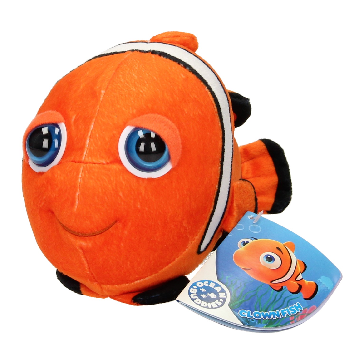 Peluche poisson clown en peluche BIG tête, 25 cm