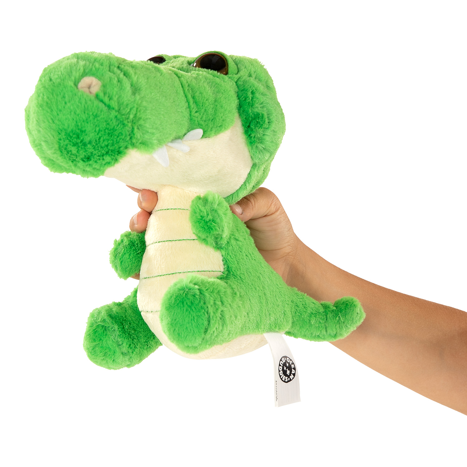 Knuffel Big Head Pluche Krokodil, 22cm