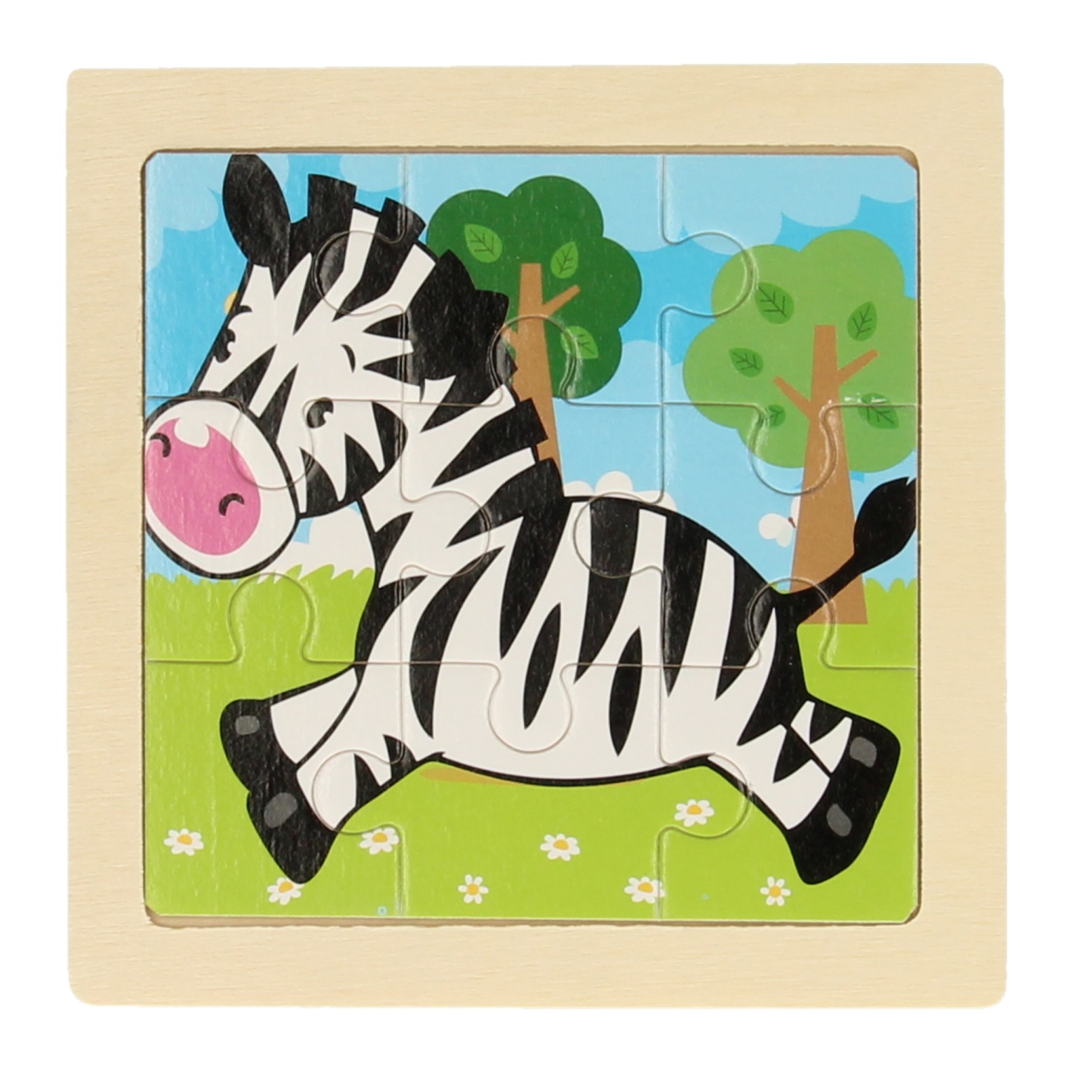 Puzzle en bois Animal, 9 pcs.