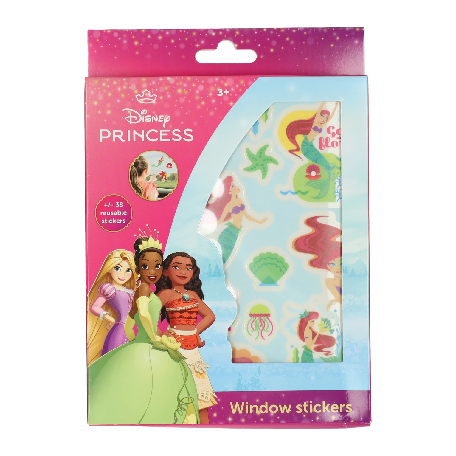 Fensteraufkleber Wiederverwendbare Disney Prinses