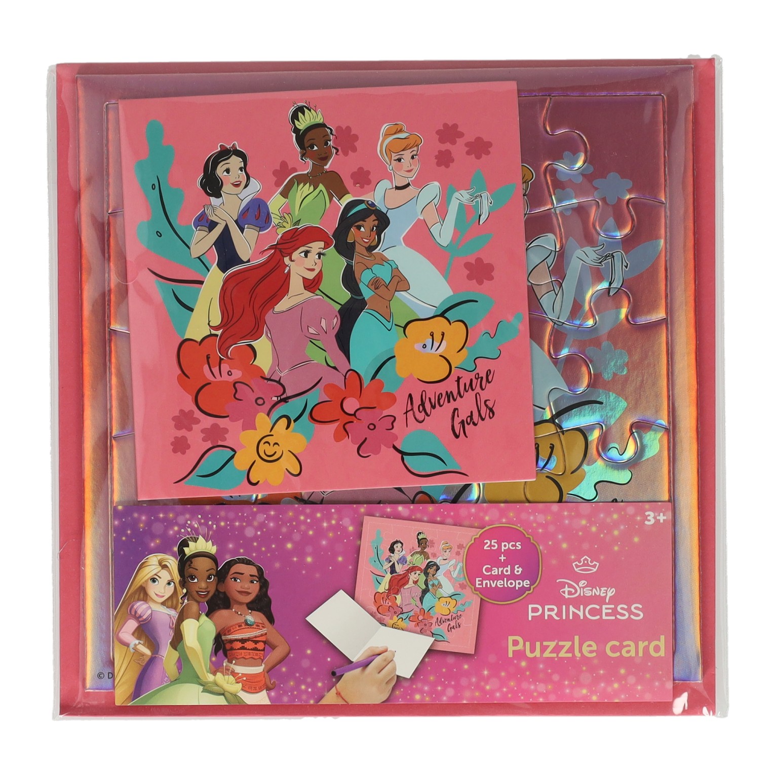 Legpuzzel Kaart Disney Prinses Kaart en Envelop