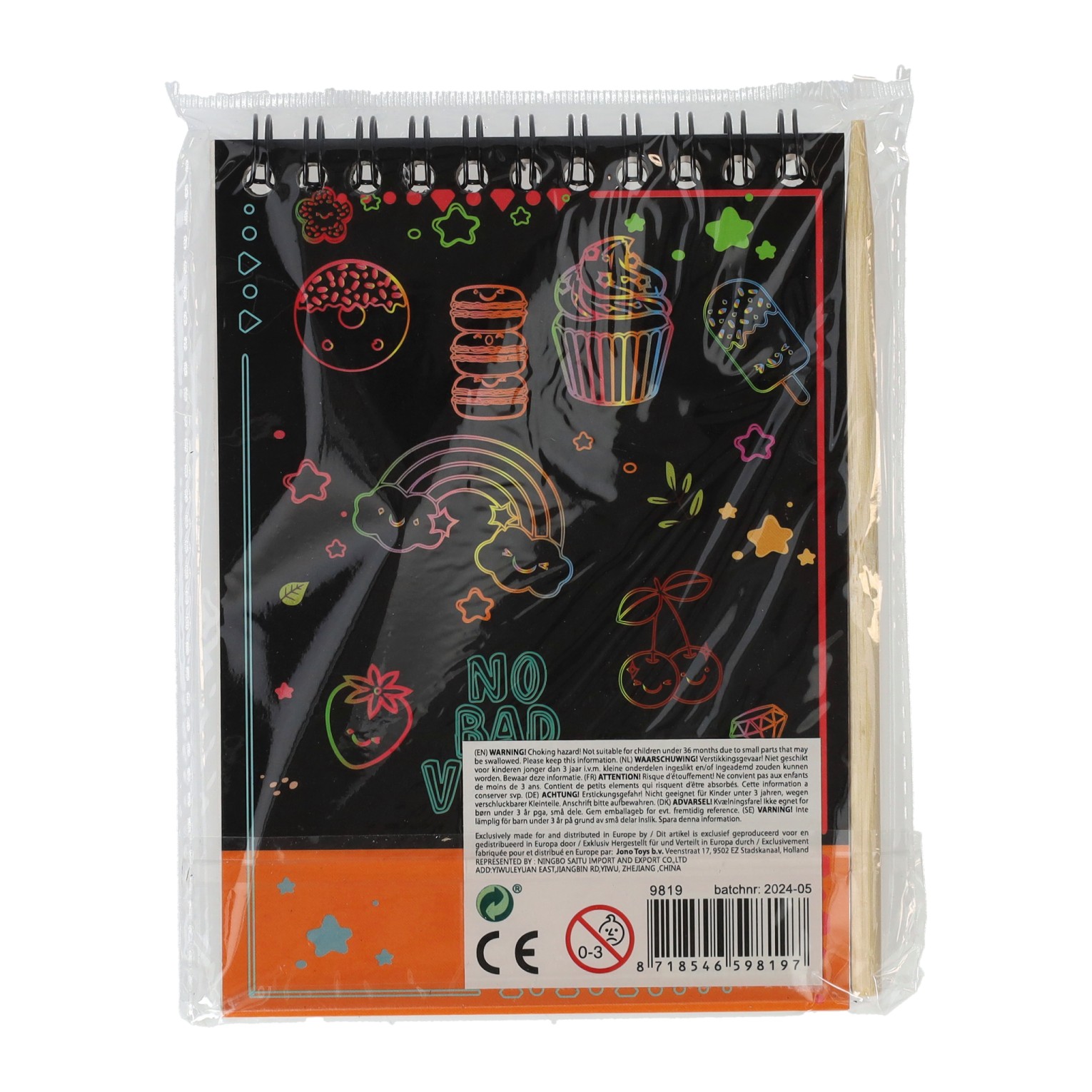Scratch Notitieboek - 10 Blaadjes
