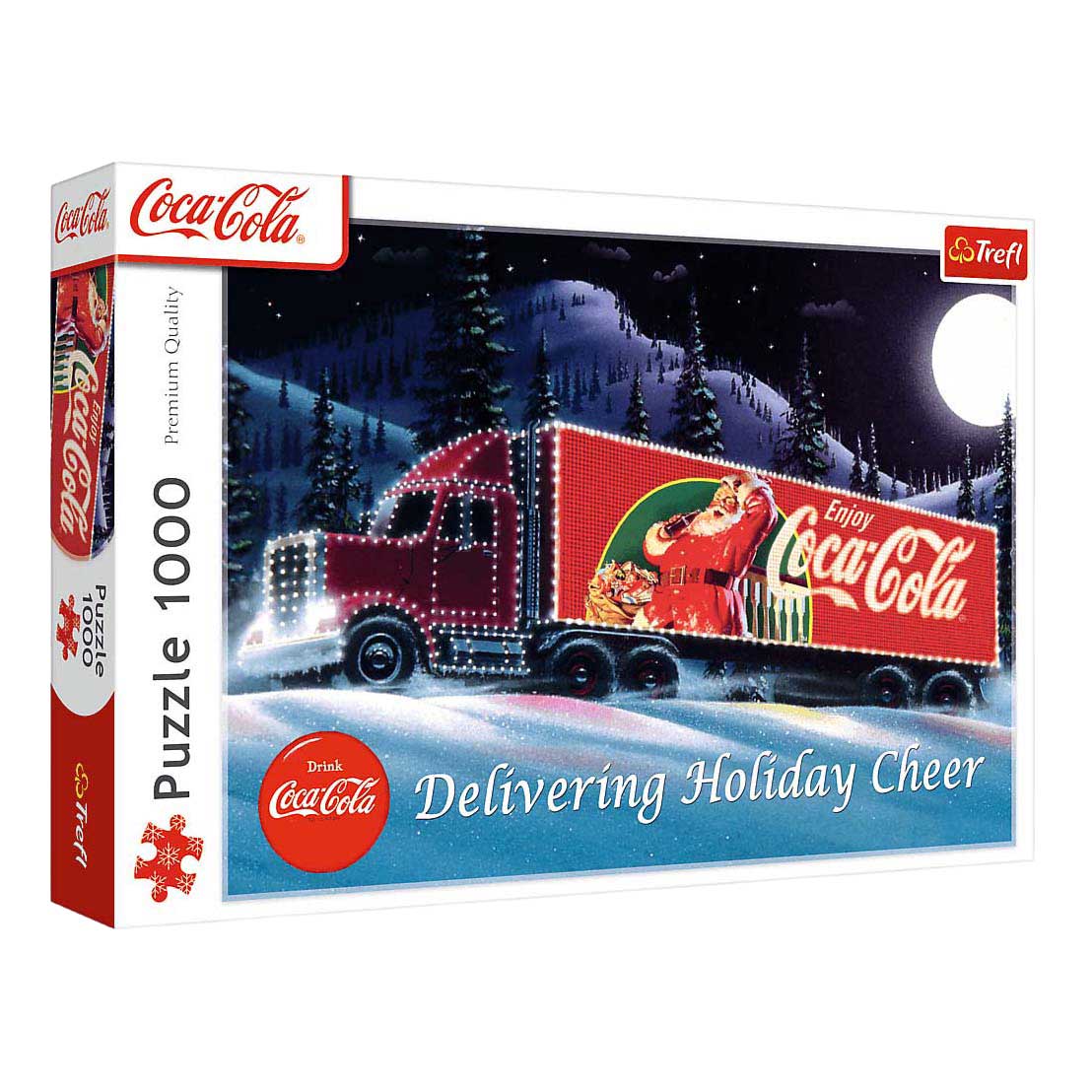 Kerstpuzzel Coca Cola Christmas Vrachtwagen - 1000st.