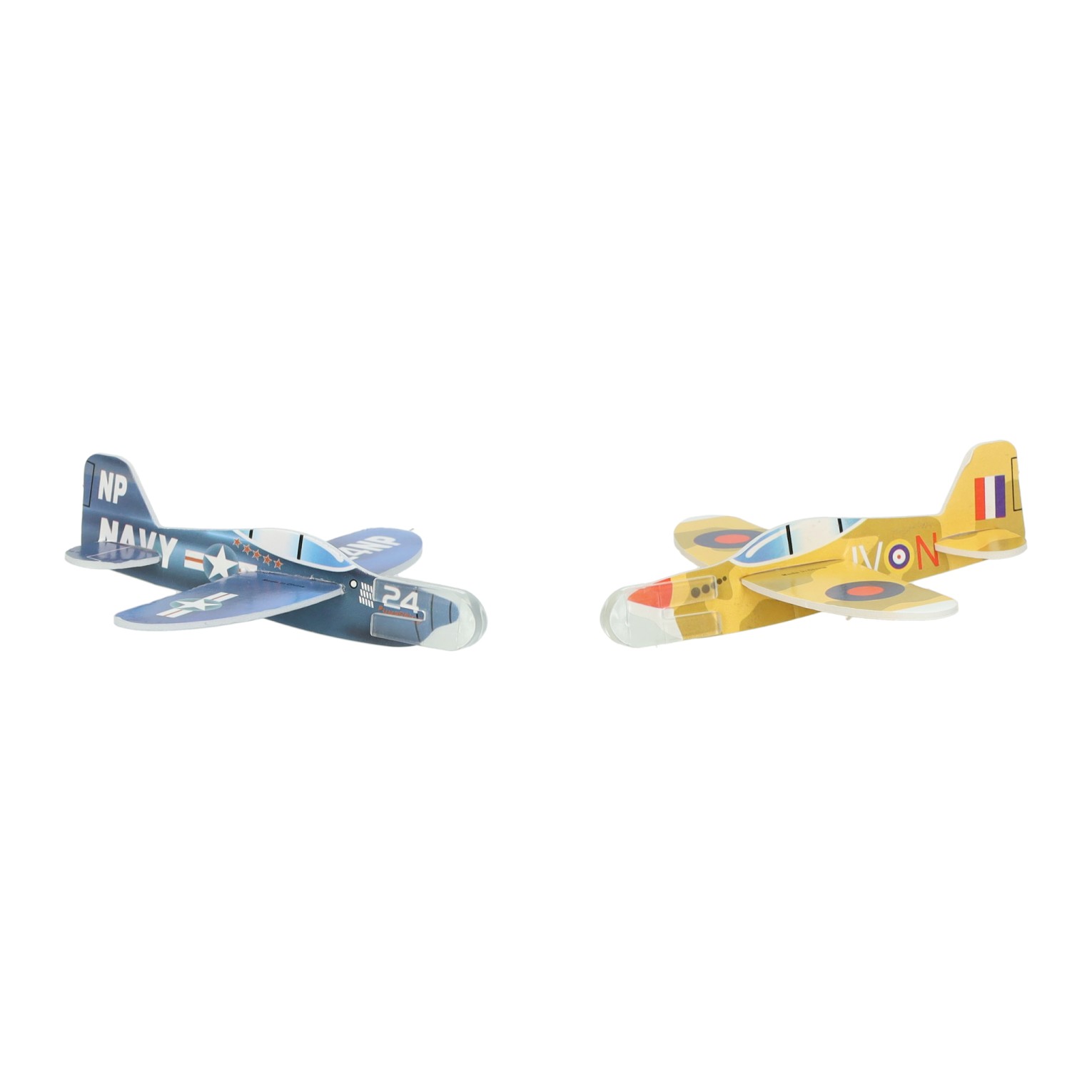 3D-Schaumstoffflugzeug 9 cm – 2er-Pack