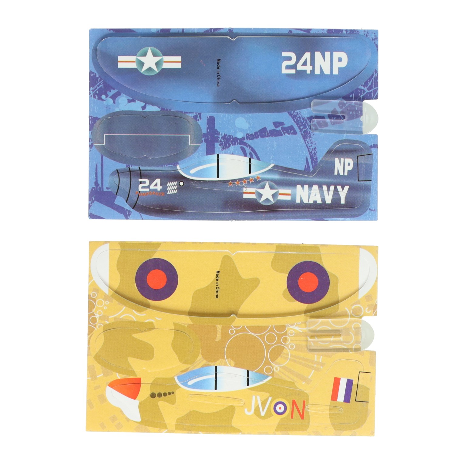 3D-Schaumstoffflugzeug 9 cm – 2er-Pack