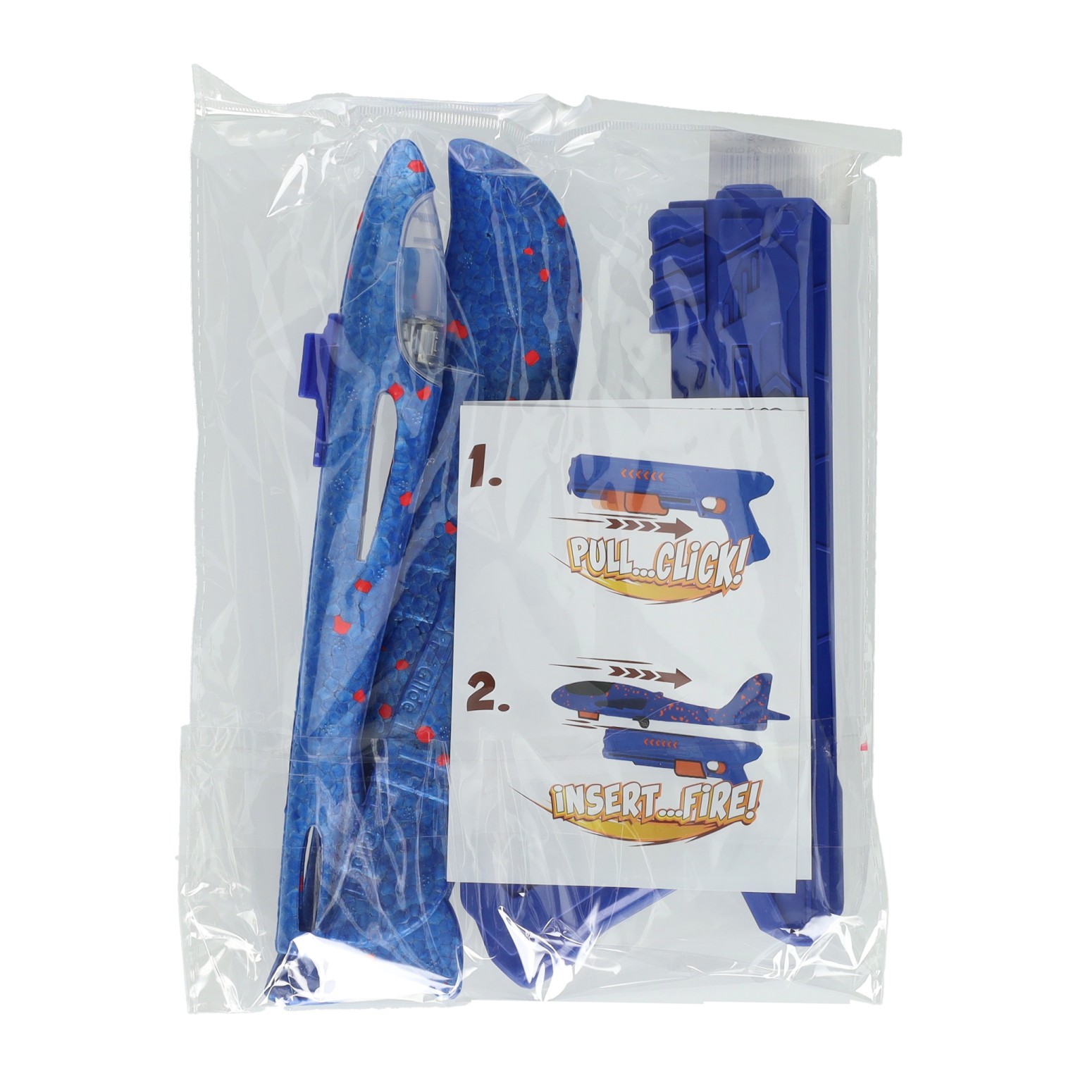 Afschiet Foamvliegtuig met Licht - 23cm