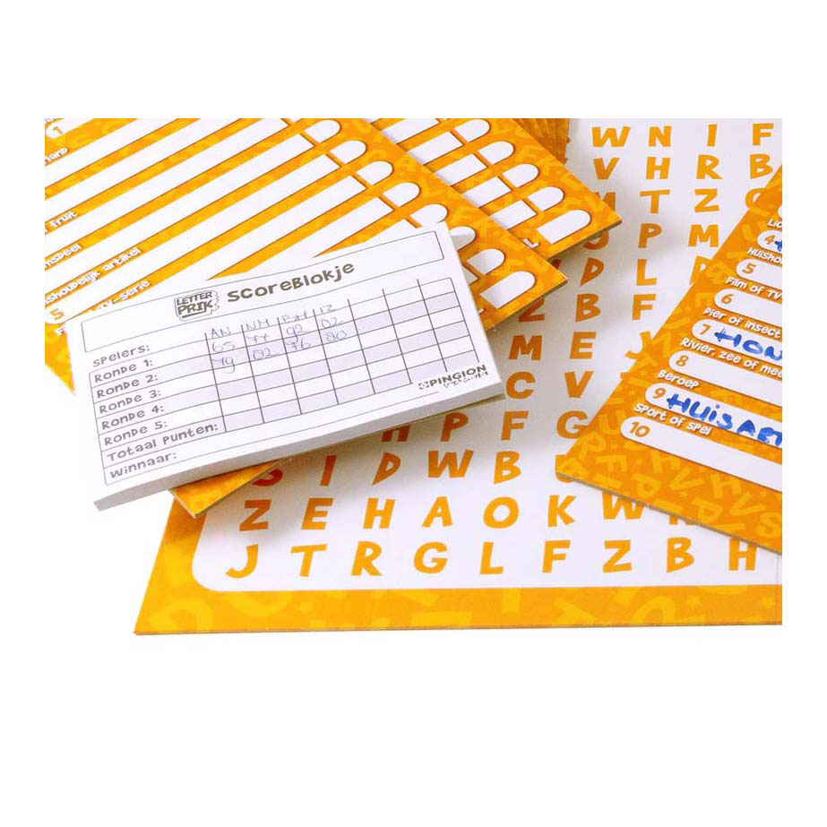 Pingion Games - Jeu de société Letter Prick