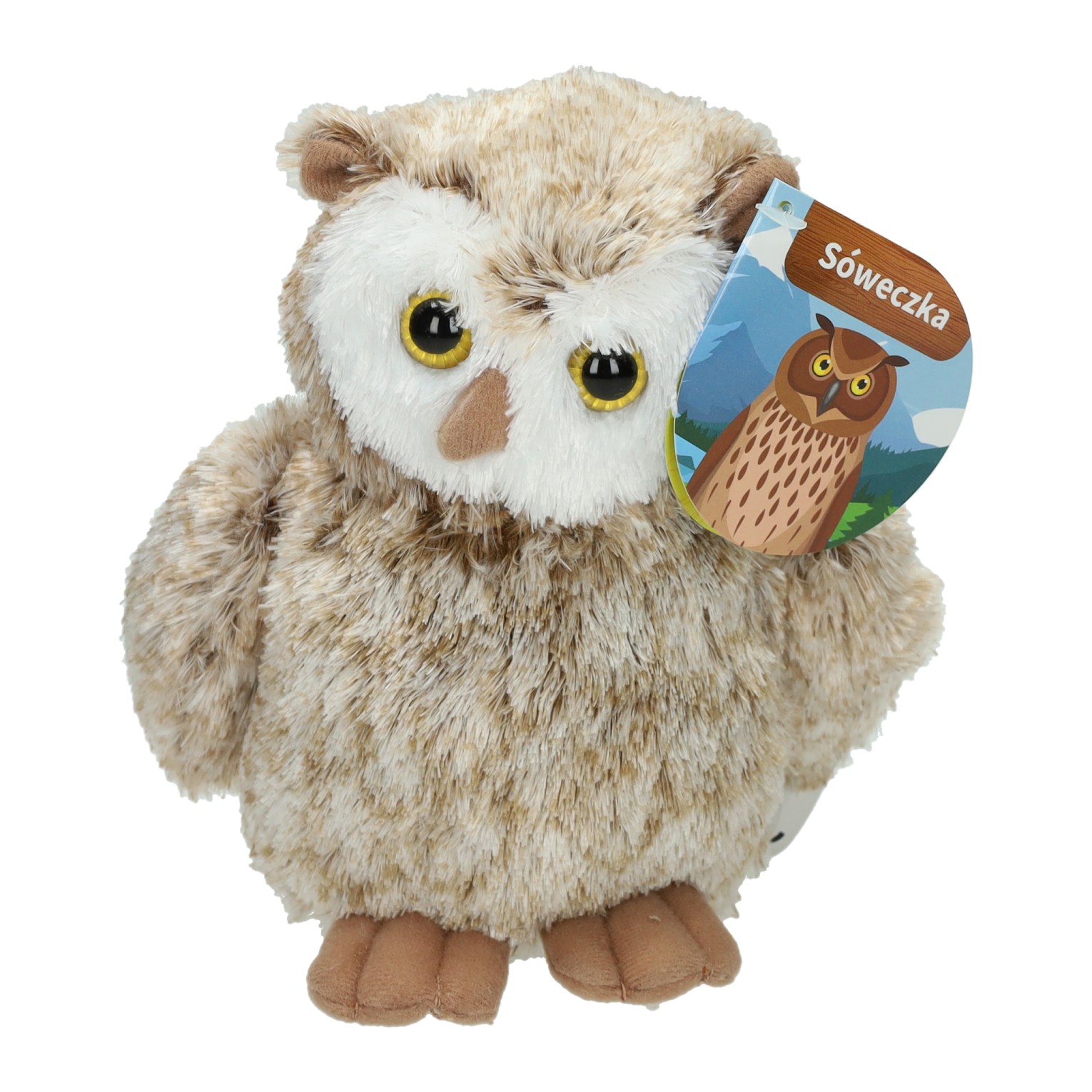 Pluche Knuffel Uil - 20cm.